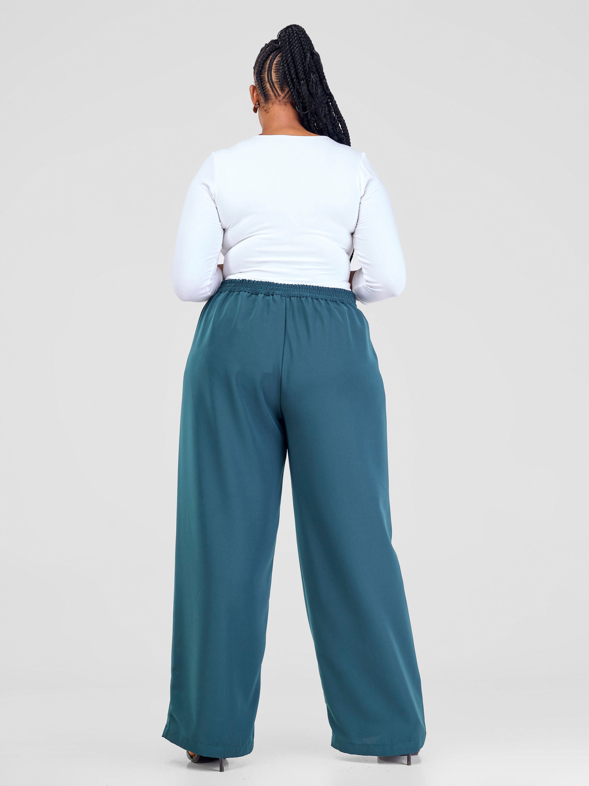 Vivo Arafa Straight Leg pants - Dark Green