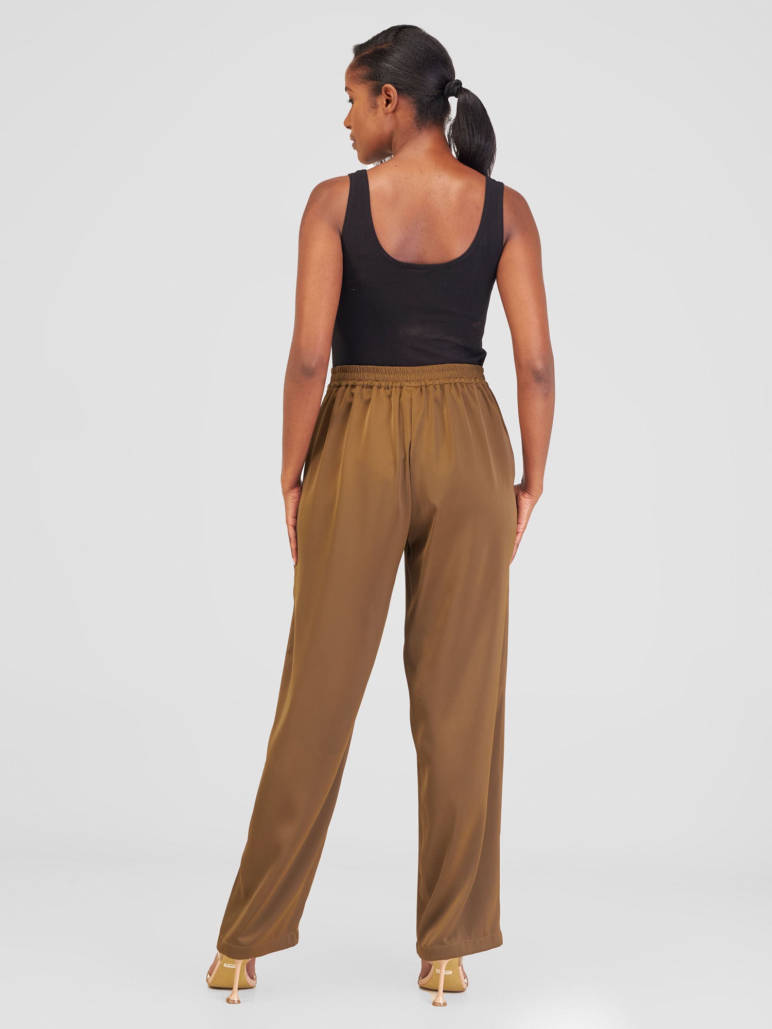 Vivo Alika Straight Leg Pants - Hunters Green