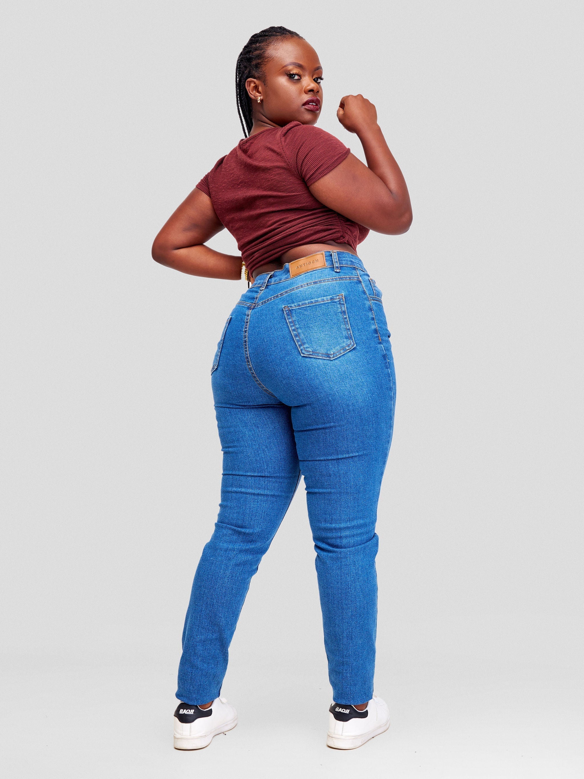 Denim Haven High Rise Skinny Jeans - Light Blue