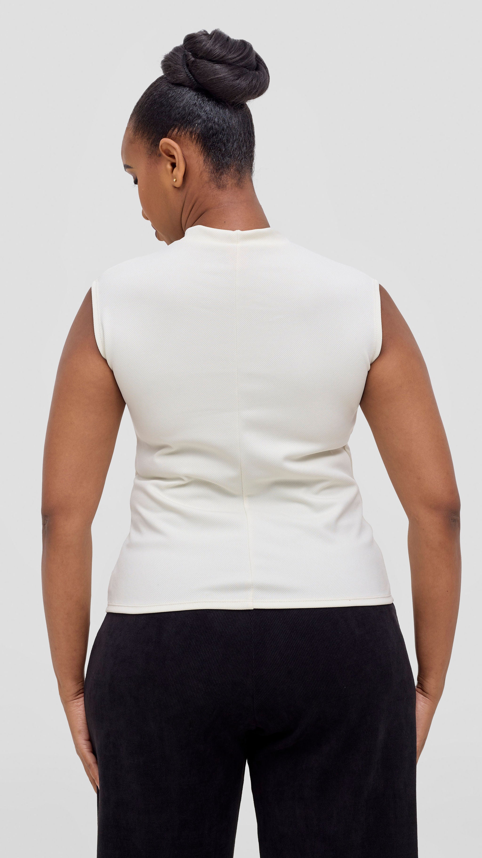 Vivo Alani Boat Neck Top - White
