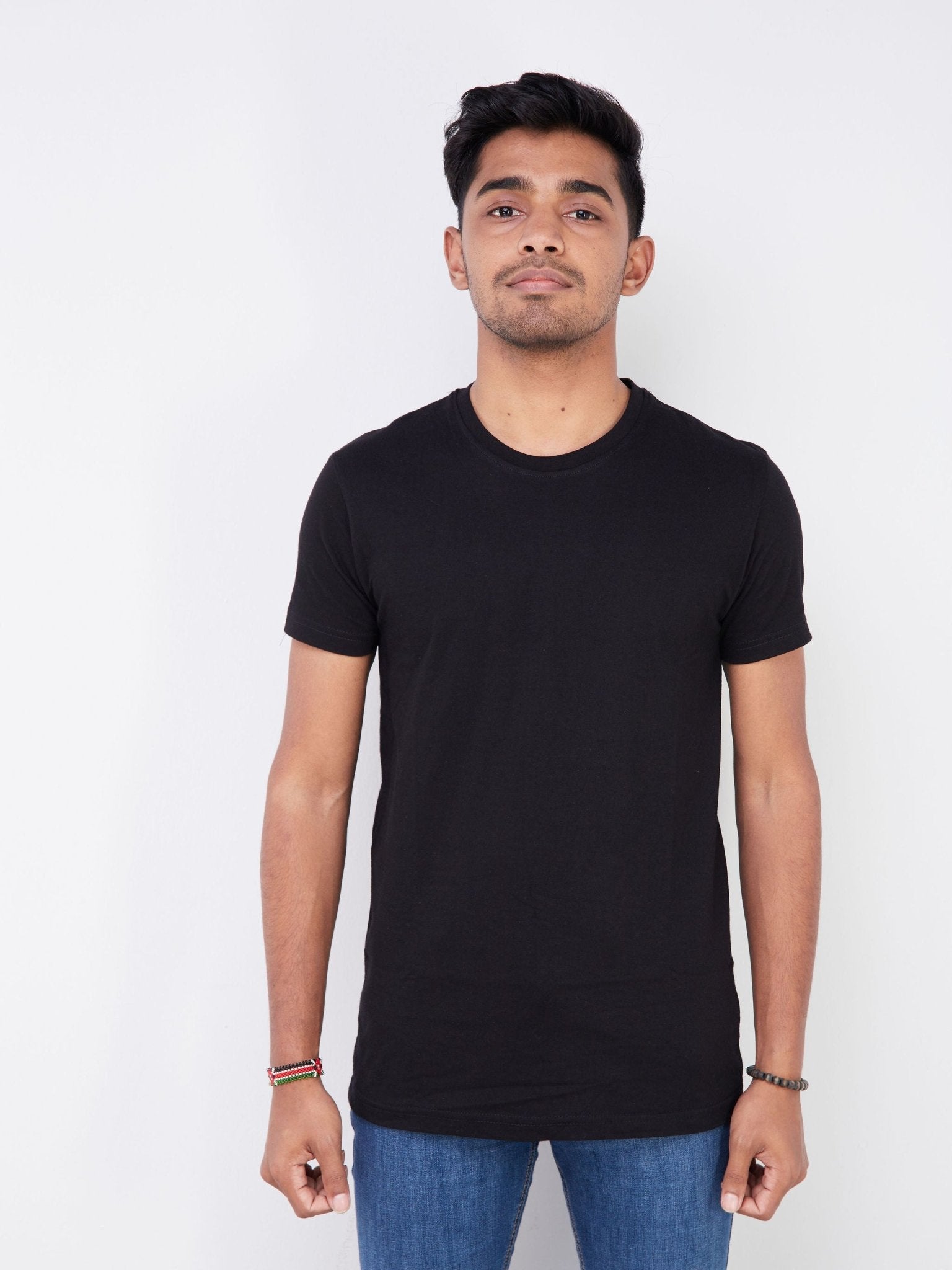 King's Collection Unisex Round Neck T-shirt - Black - Shop Zetu Kenya