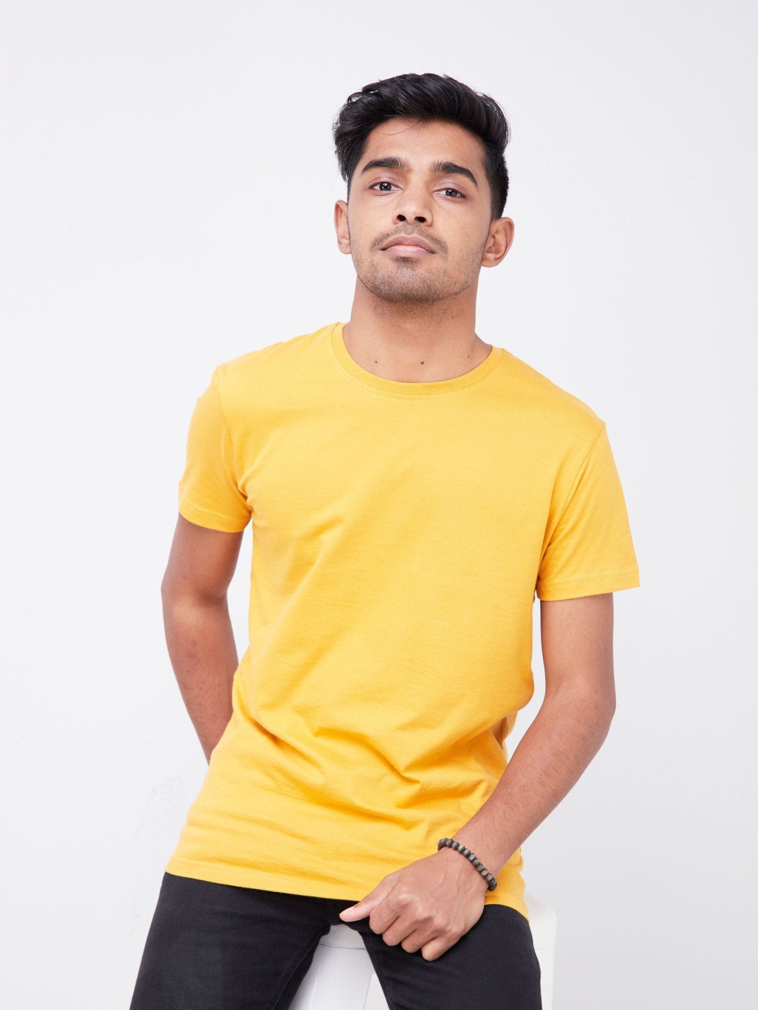 King's Collection Unisex Round Neck T-shirt - Papaya - Shop Zetu Kenya