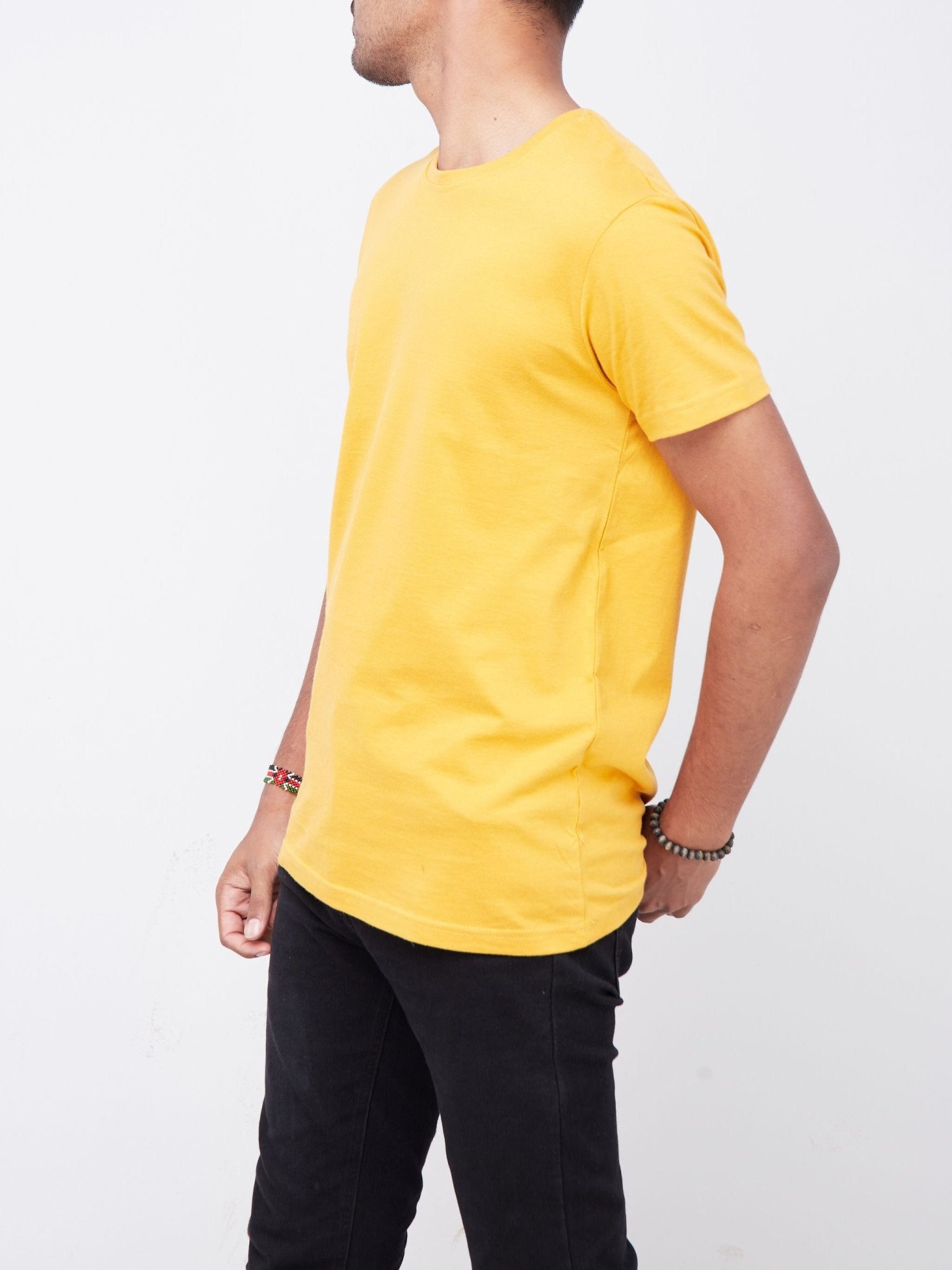 King's Collection Unisex Round Neck T-shirt - Papaya - Shop Zetu Kenya