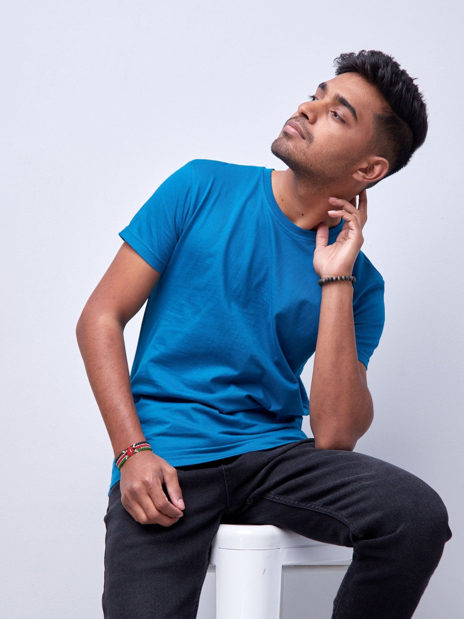 King's Collection Unisex Round Neck T-shirt - Sea Port - Shop Zetu Kenya