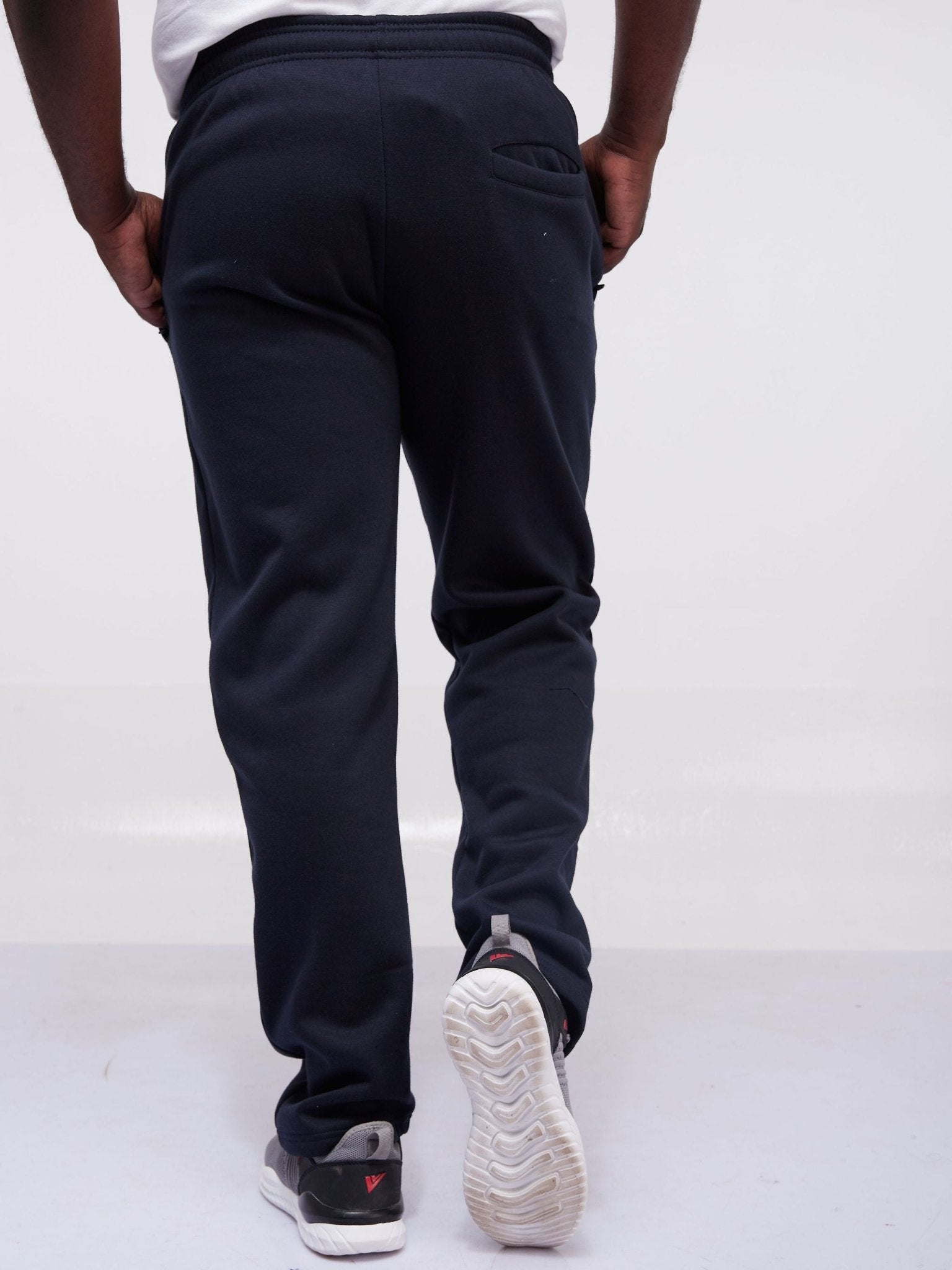 King's Collection Unisex Straight Leg Joggers - Navy Blue - Shop Zetu Kenya