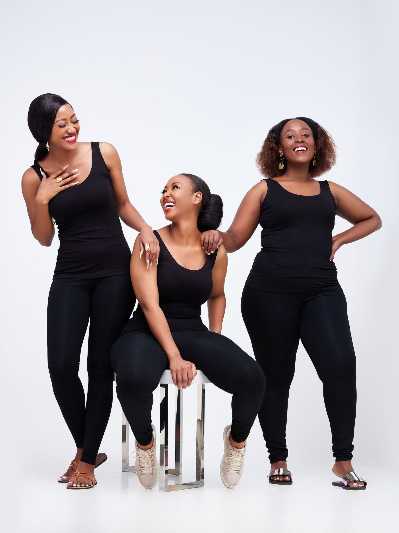 Zetu Basic Leggings - Black - Shop Zetu Kenya