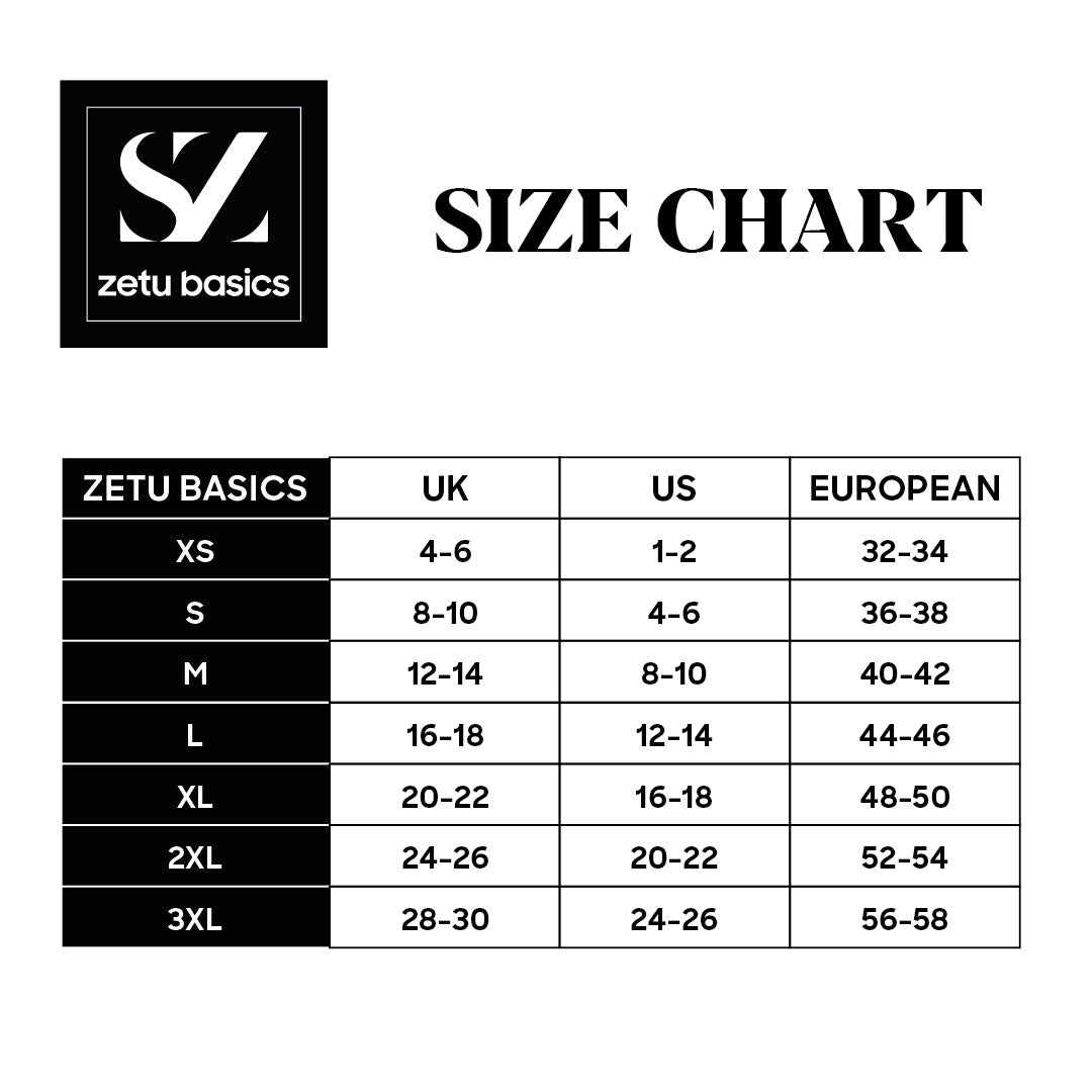 Zetu Basic Leggings - Black - Shop Zetu Kenya