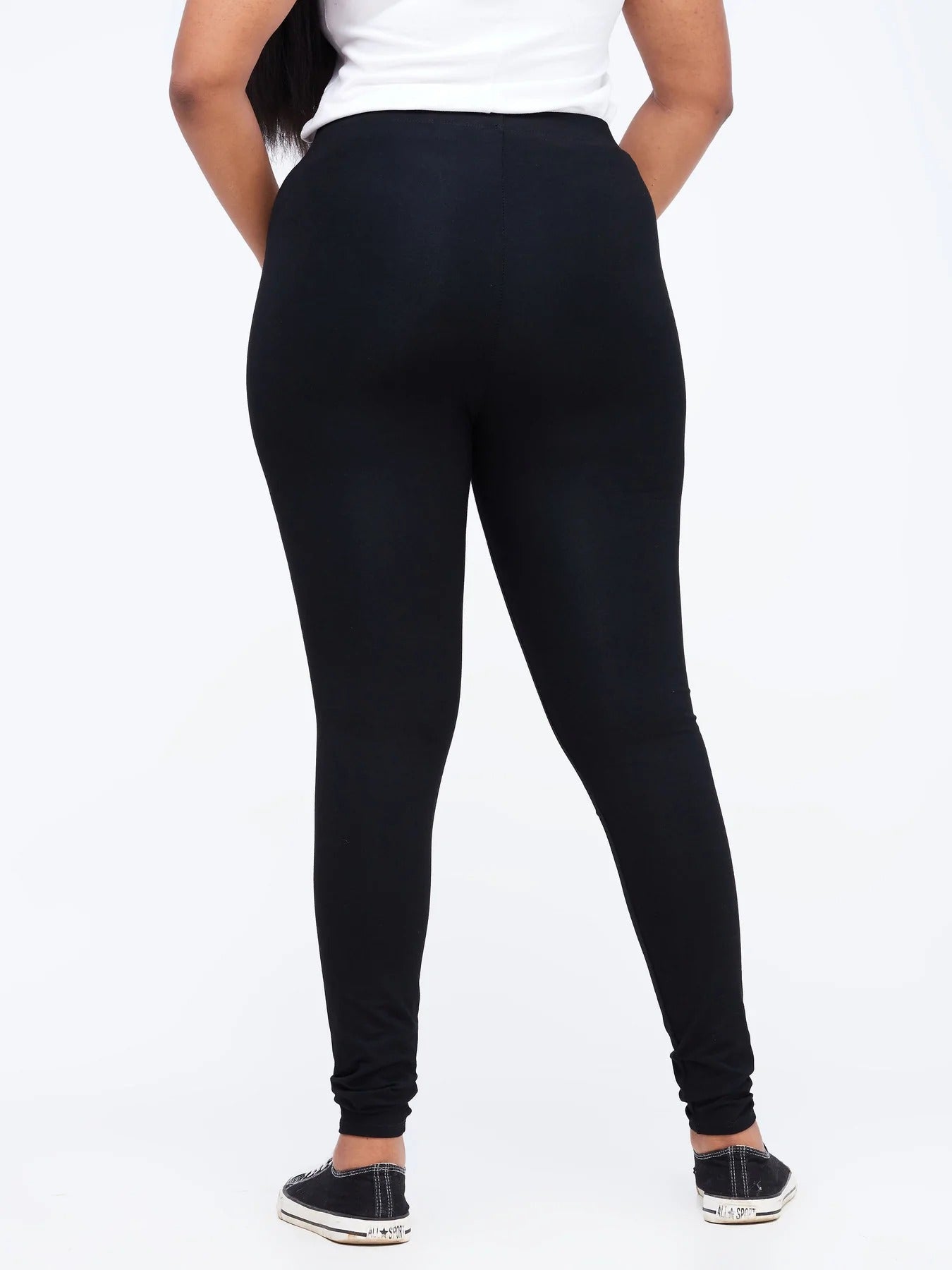 Zetu Basic Leggings + Tank Top Bundle - Black - Shop Zetu Kenya