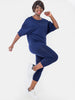Zoya Capri Leggings - Navy Blue - Shop Zetu Kenya