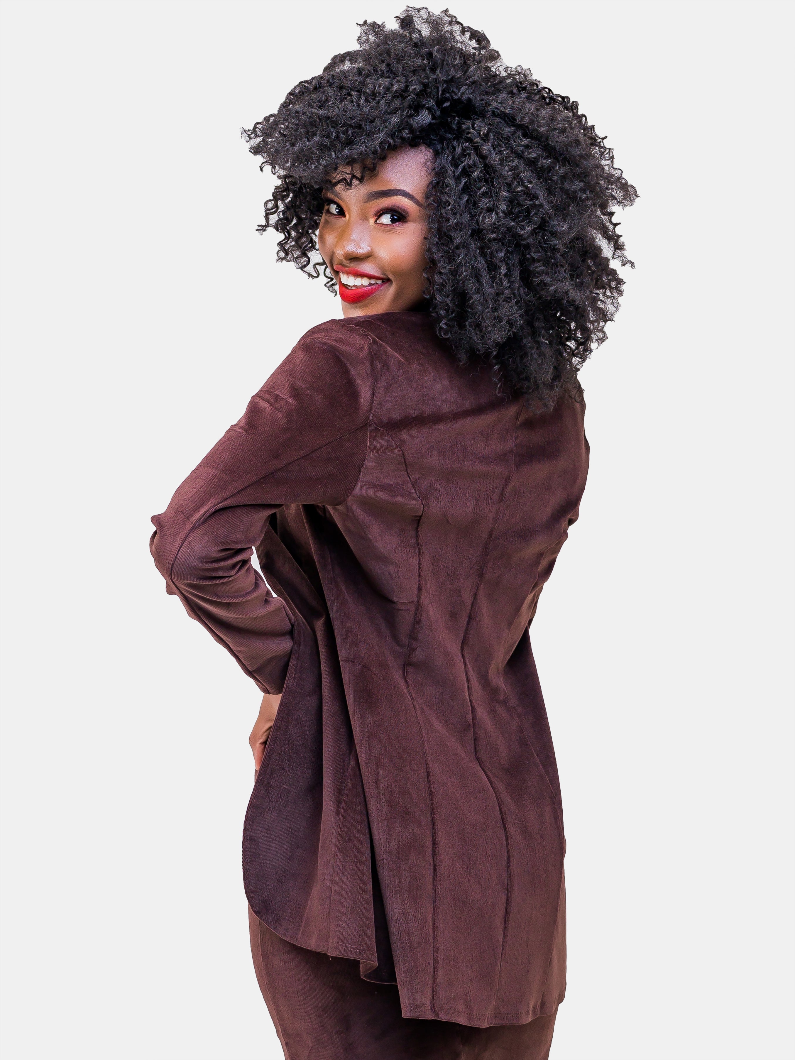 Zoya Corduroy Jacket - Brown