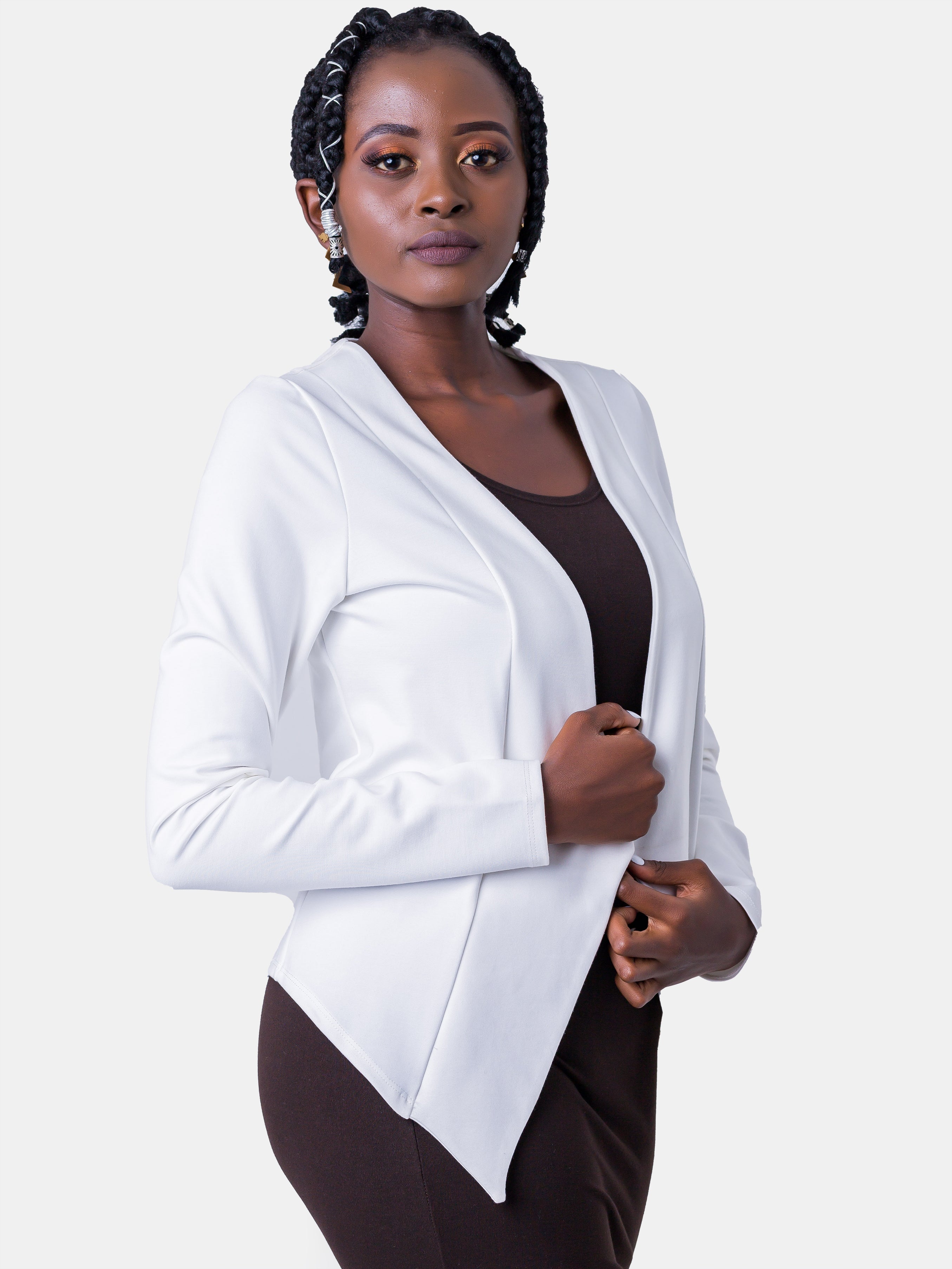 Vivo Victoria Panelled Jacket - White