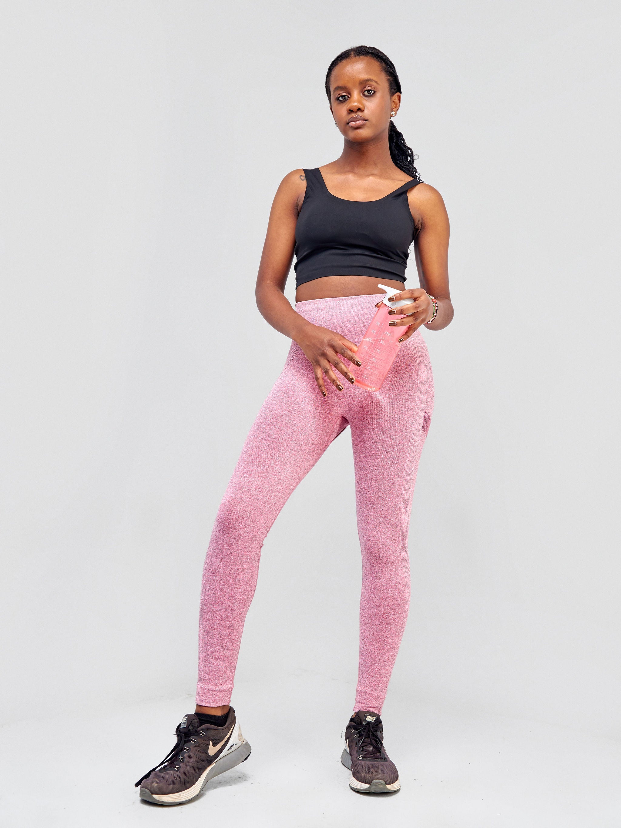 Ava Fitness Stay Active Leggings - Pink