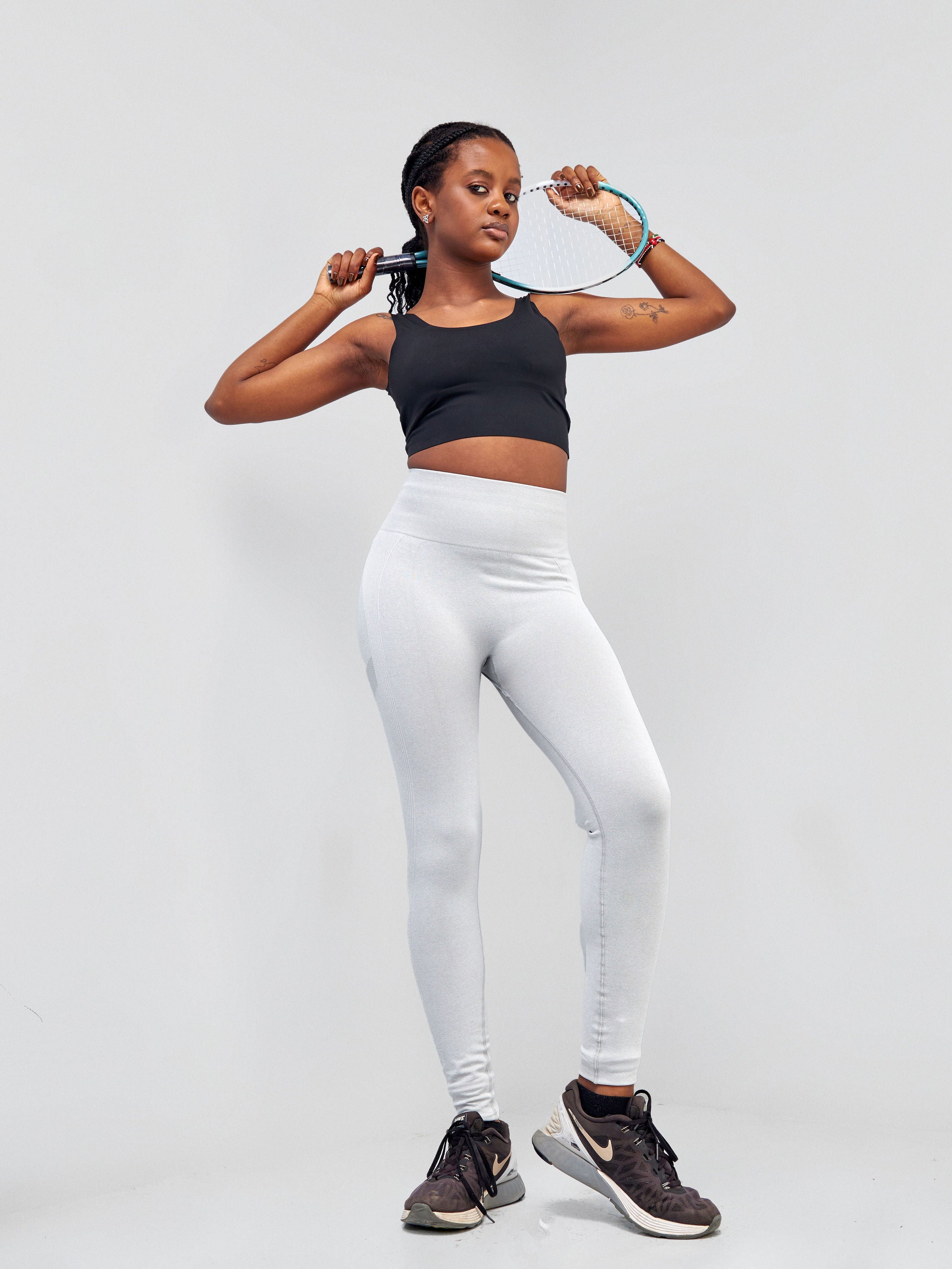 Ava Fitness Stay Active Leggings - Grey
