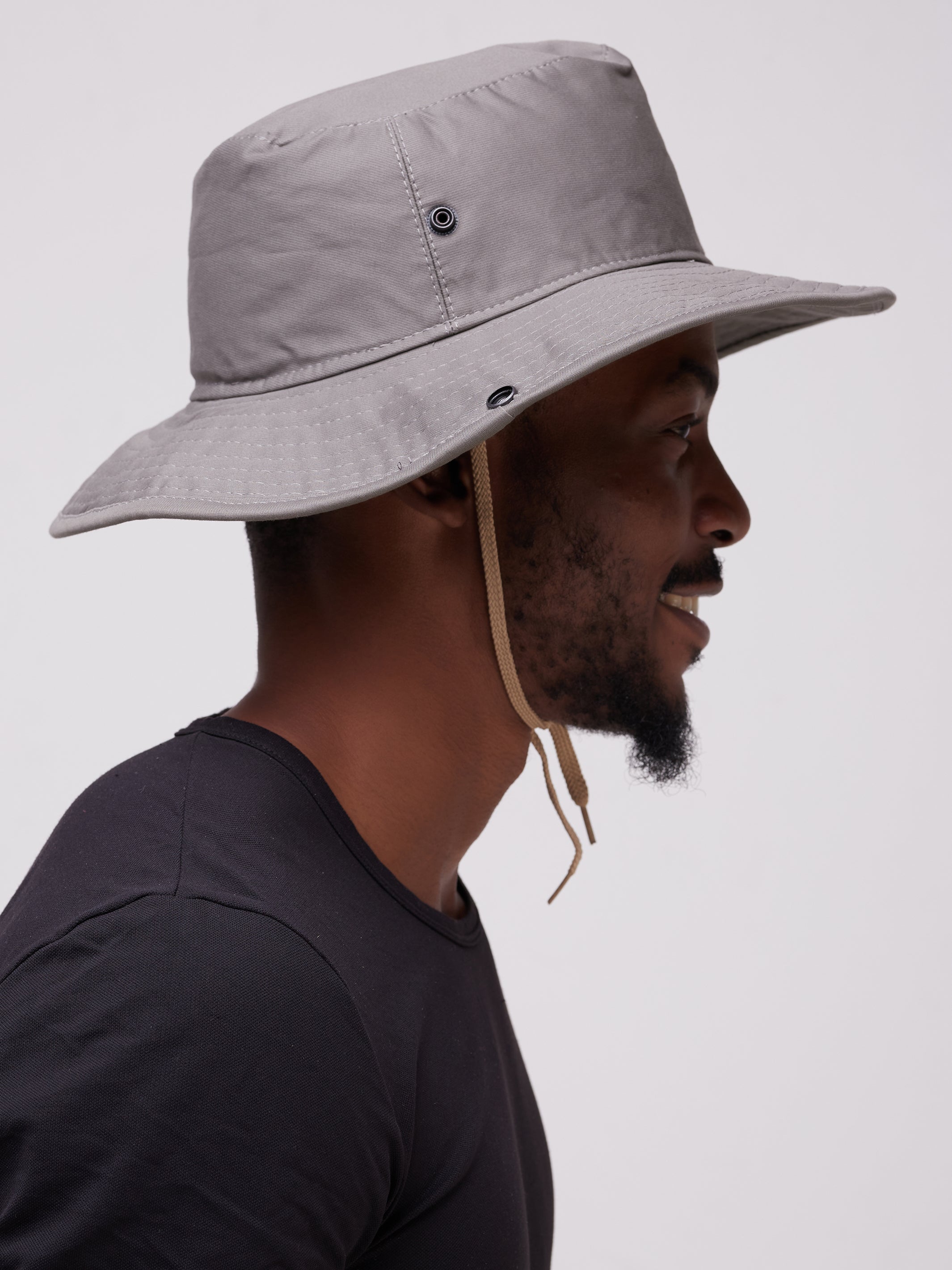 Safari Basic Travel Hat - Grey