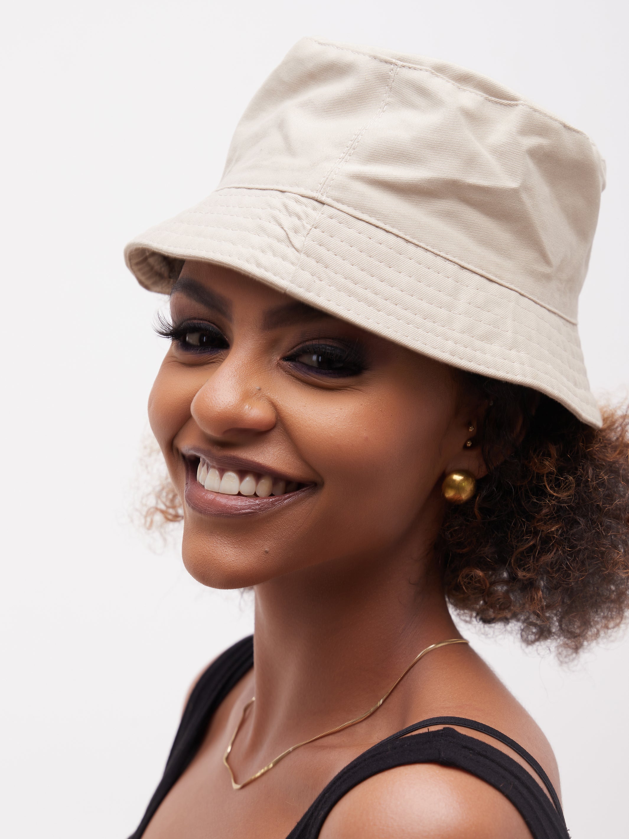 Safari Basic Bucket Hat - Buttermilk