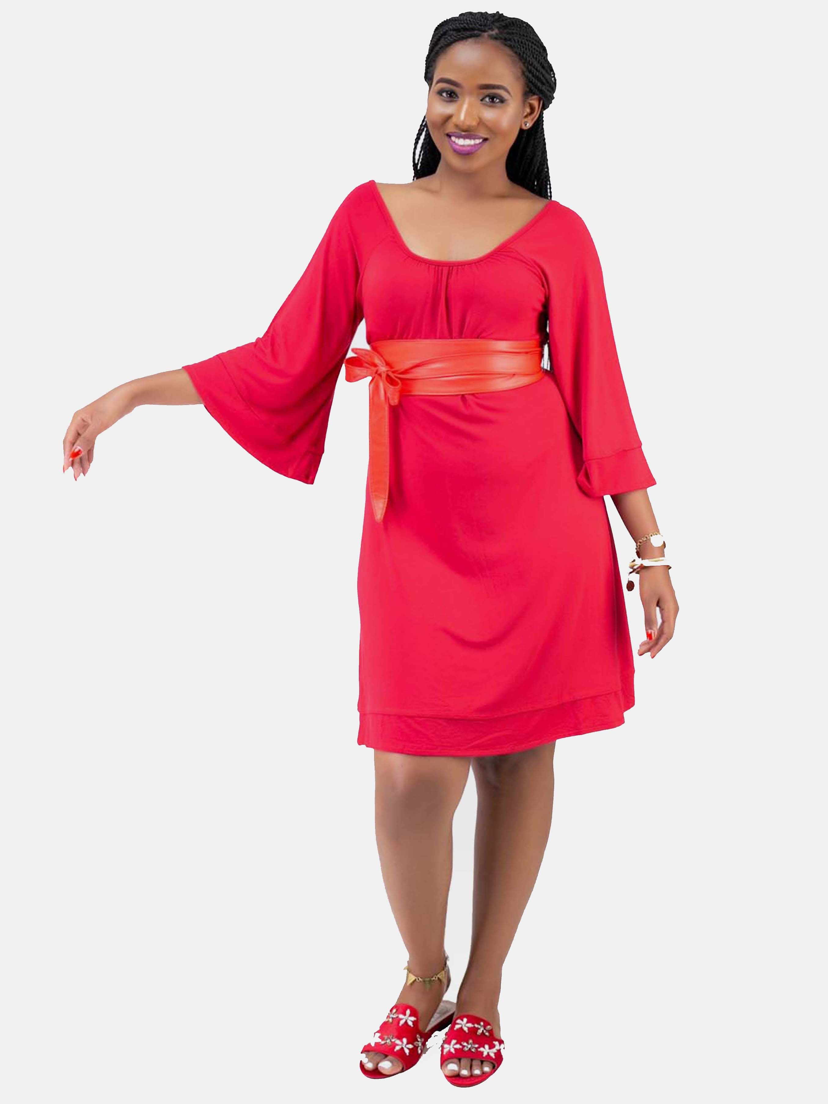 Vivo Danielle Dress - Red