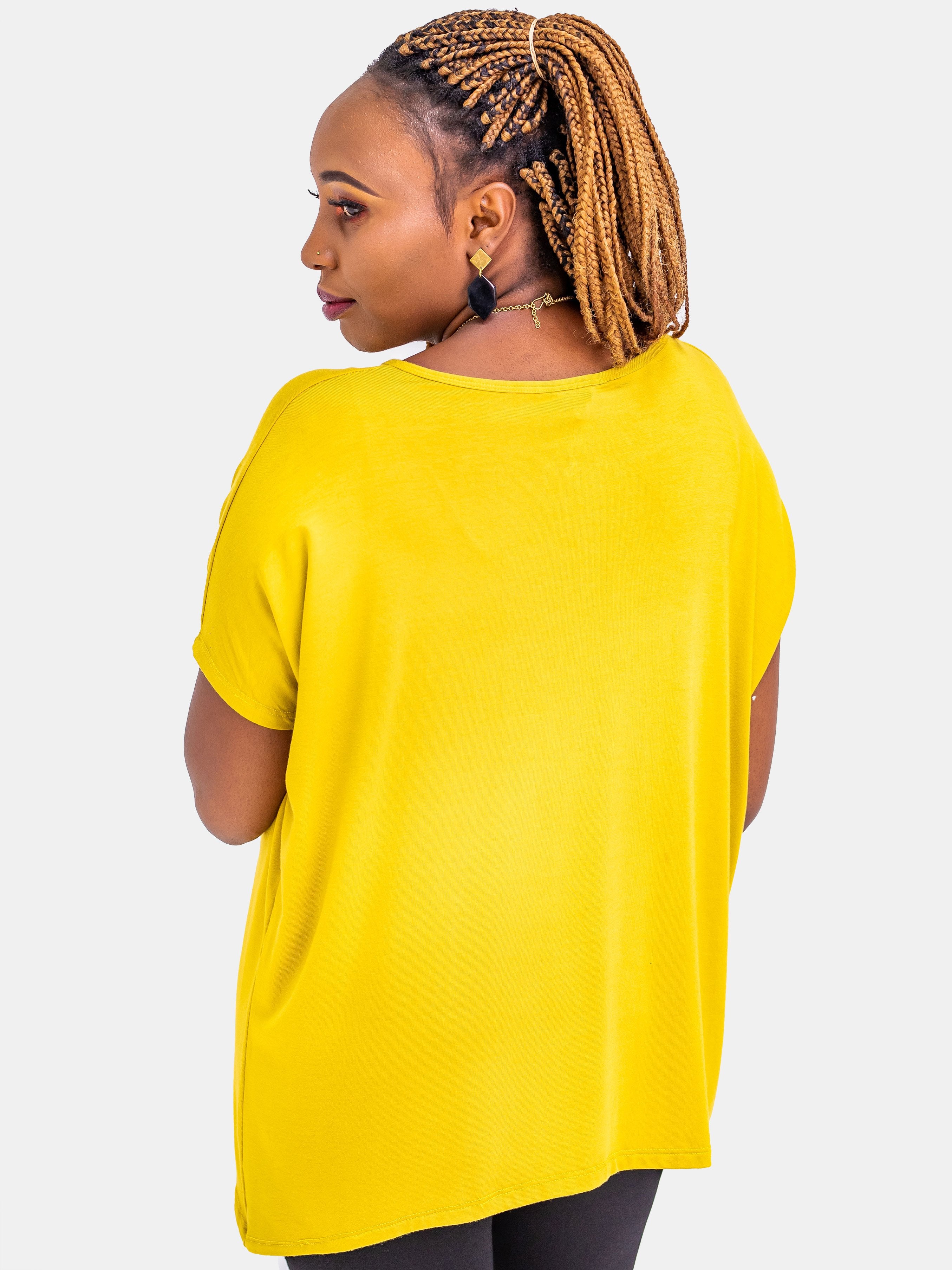 Vivo Gwen Loose Top - Yellow (Special Offer) - Shop Zetu