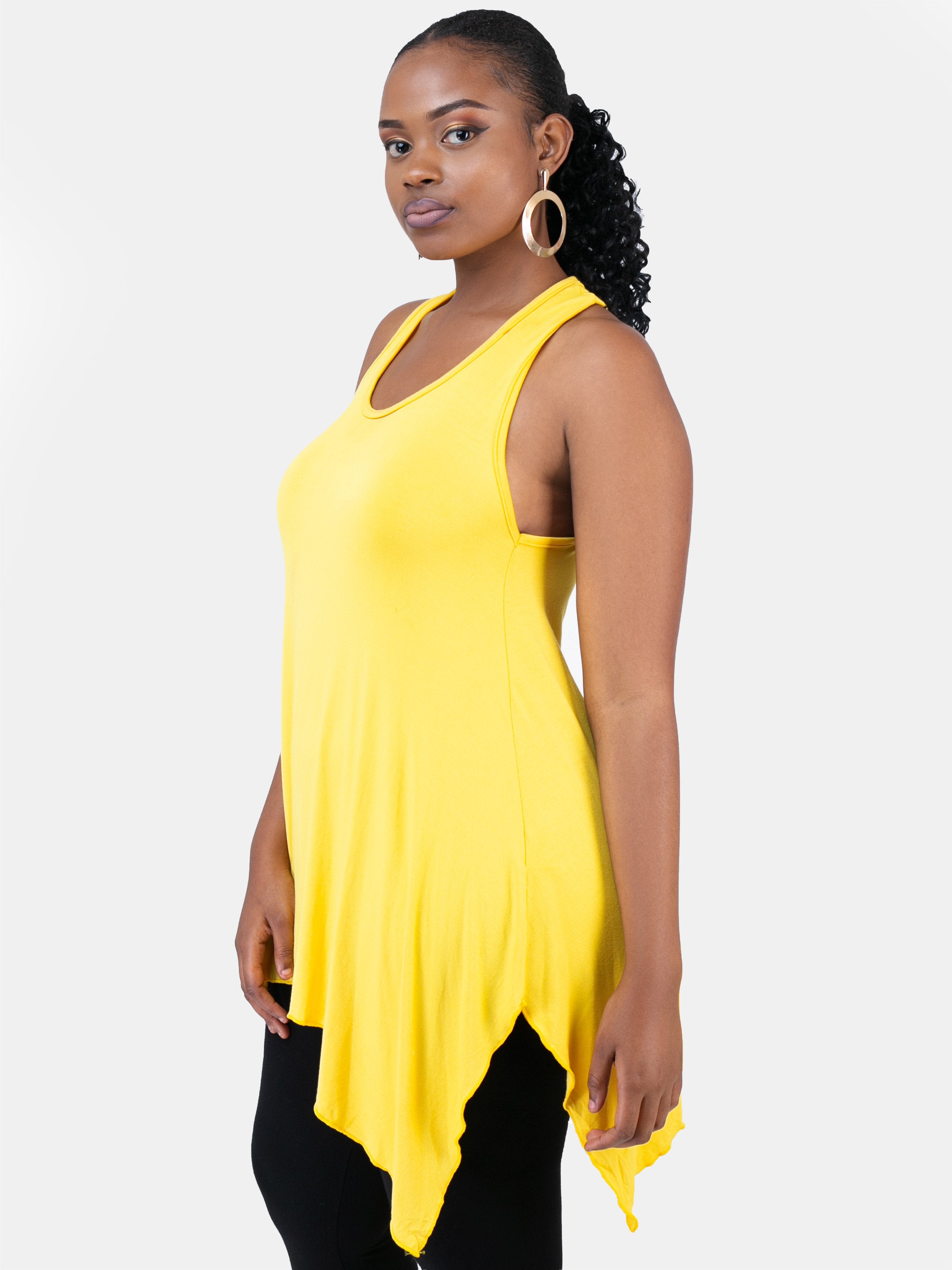 Vivo Holly Dress Top - Yellow - Shop Zetu