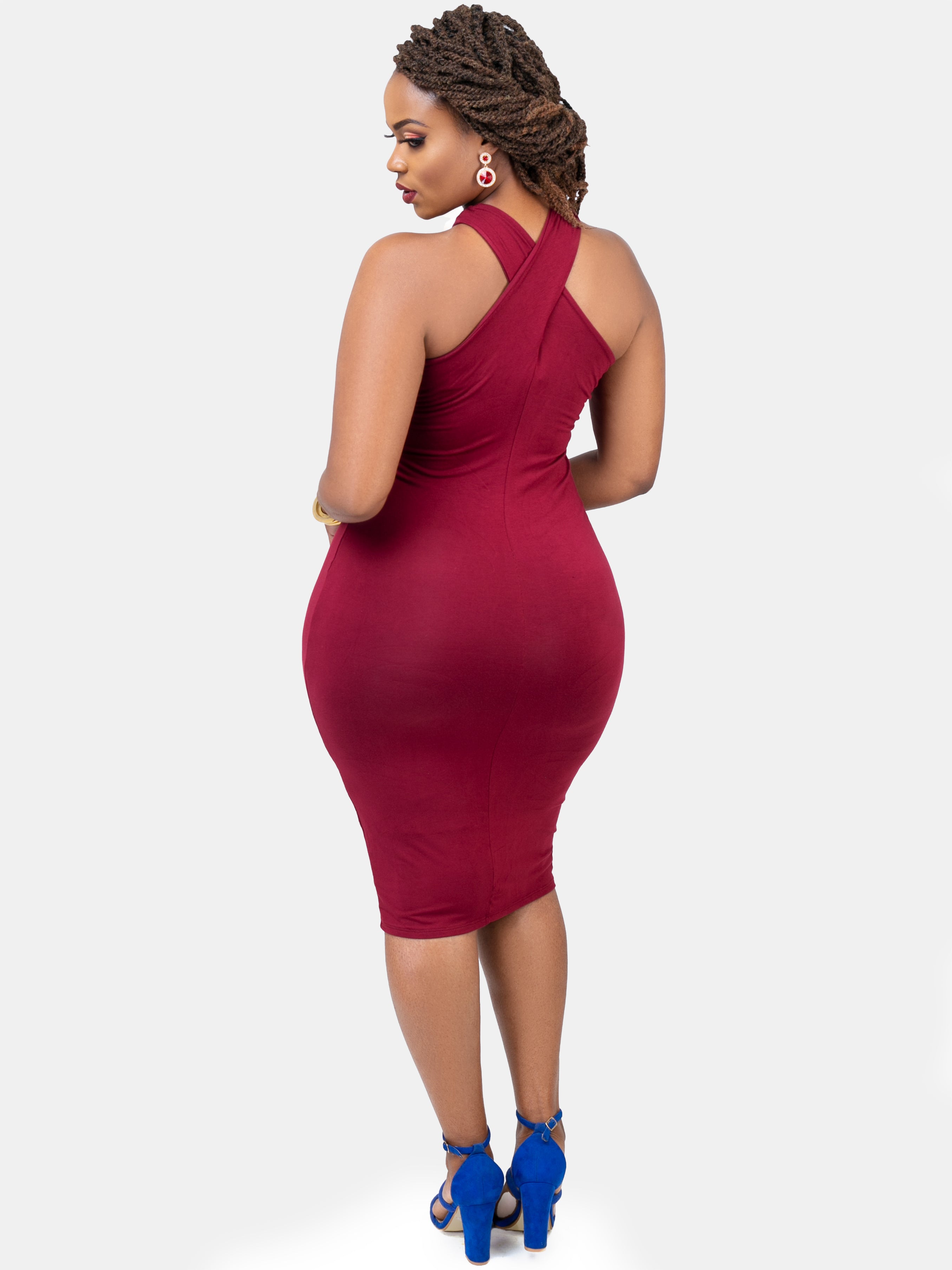 Vivo Marie Bodycon - Maroon