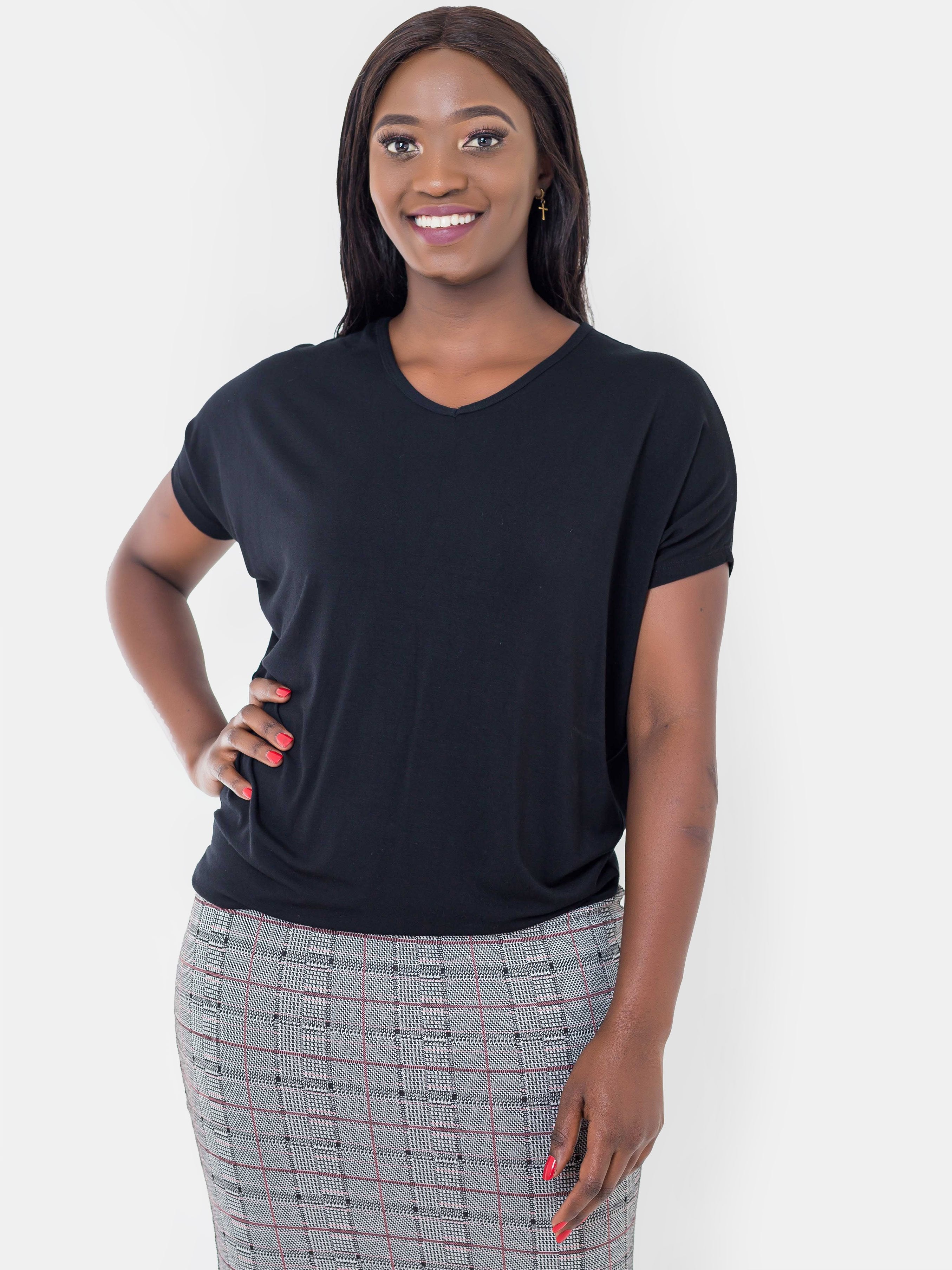 Vivo Penny Loose Top - Black (Special Offer) - Shop Zetu