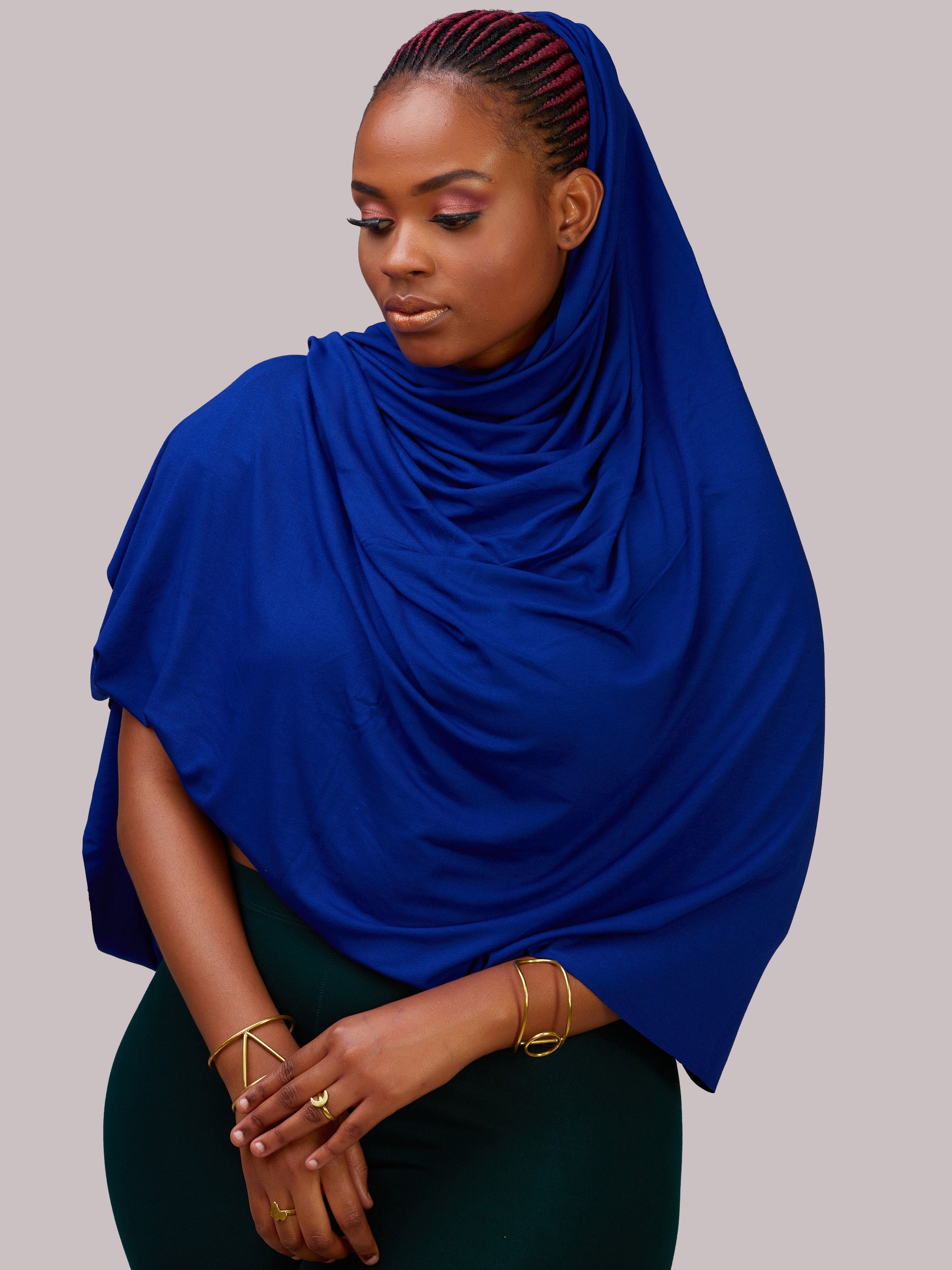 Vivo Basic Hijab Head Wrap - Royal Blue