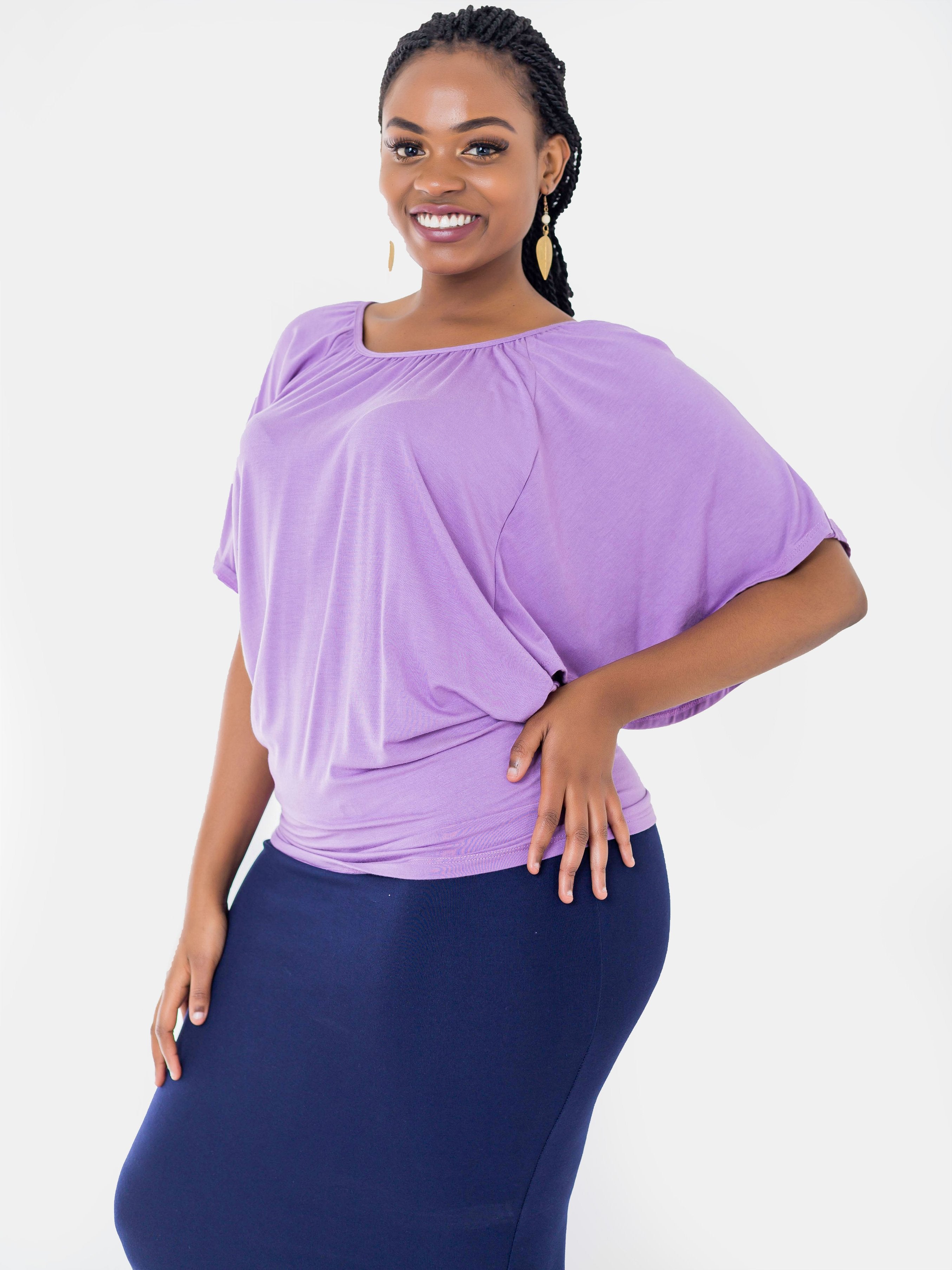 Vivo Winnie Winged Tunic - Purple (Special Offer) - Shop Zetu