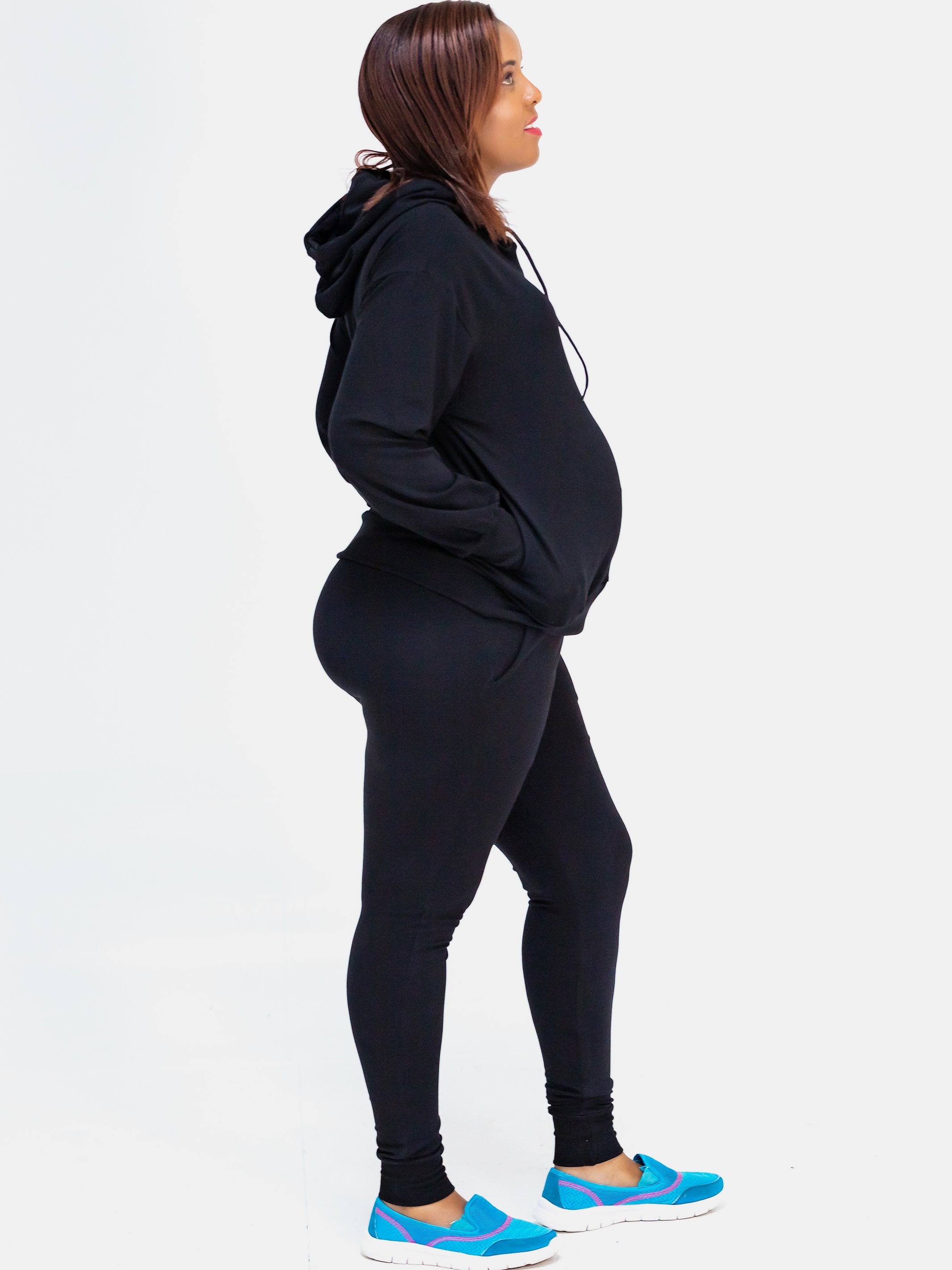 Sowairina Lea Joggers (Tall) - Black - Shop Zetu