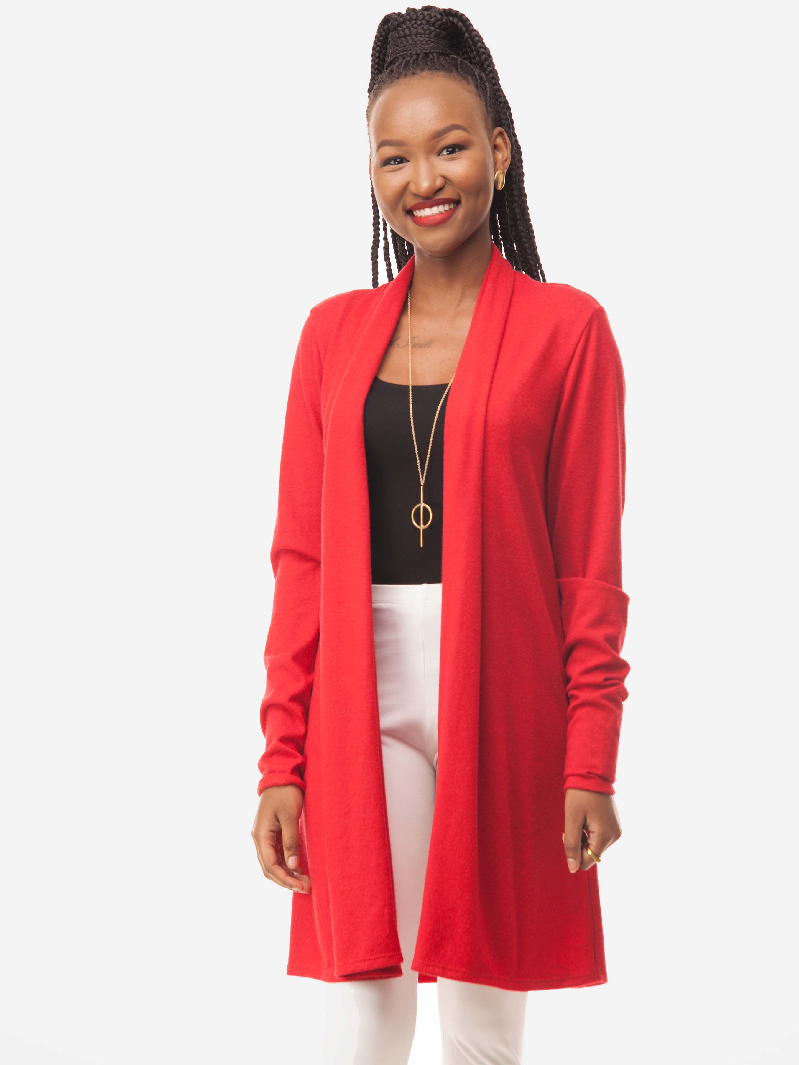 Vivo May Sweater - Red - Shop Zetu