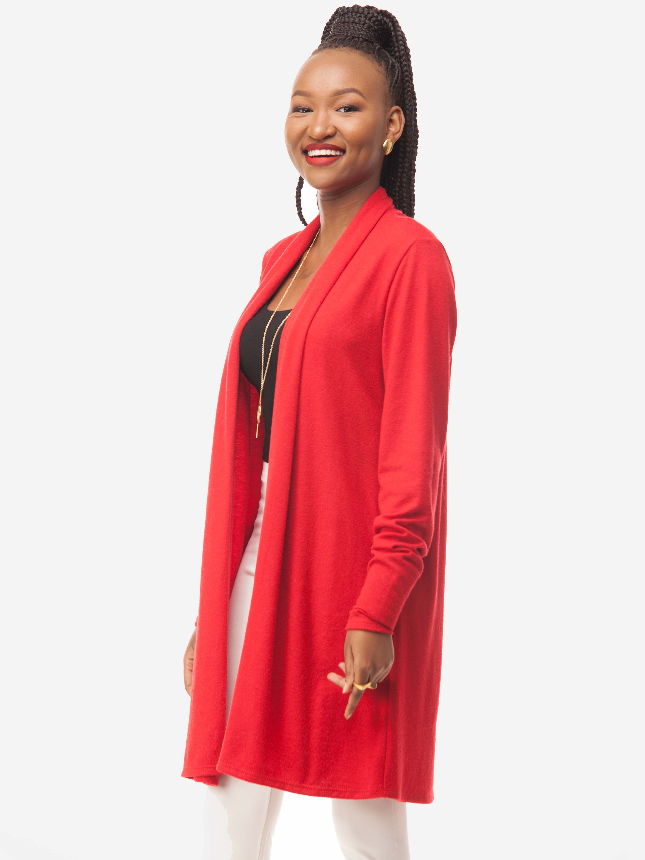 Vivo May Sweater - Red - Shop Zetu