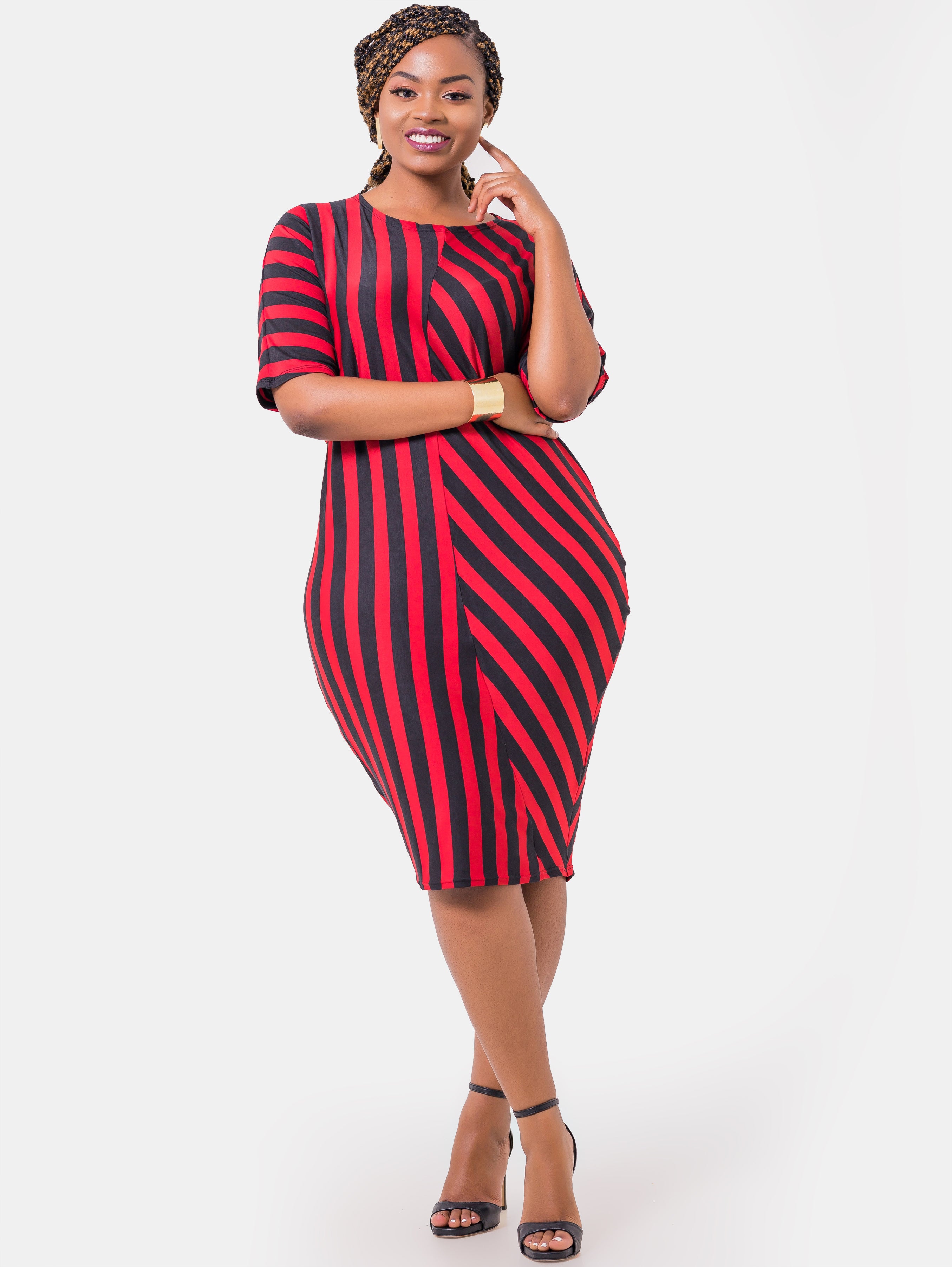 Vivo Jodari Dress - Red Print