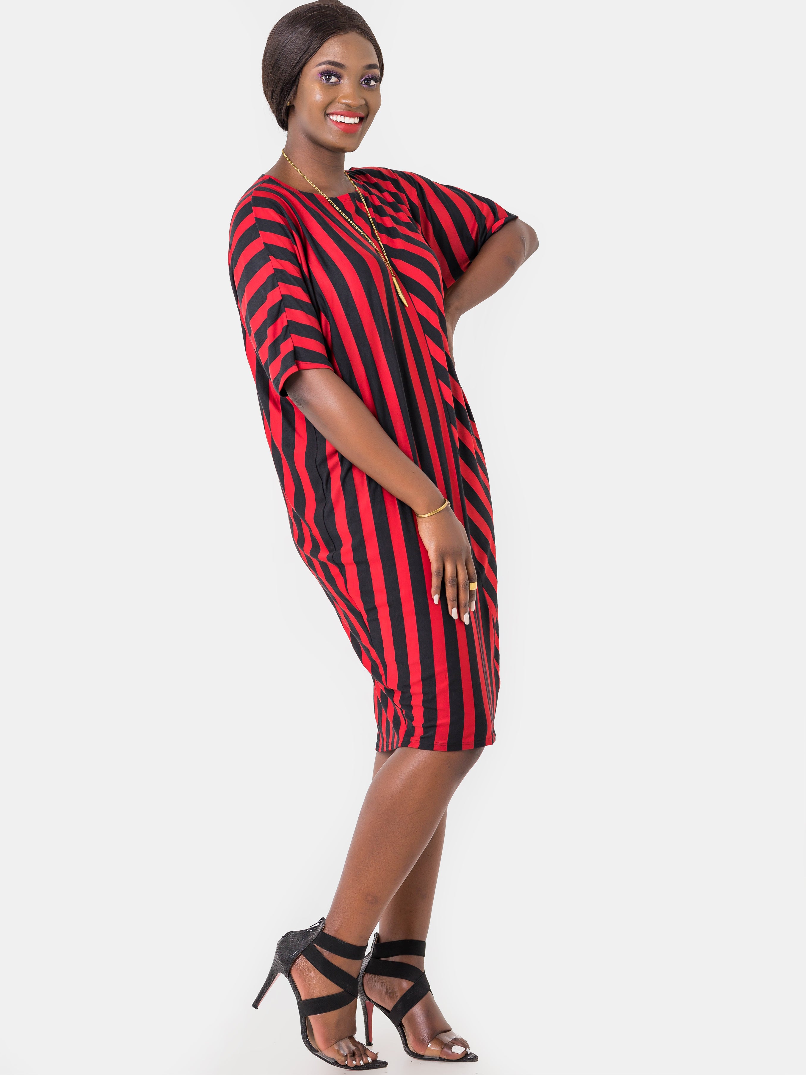 Vivo Jodari Dress - Red Print