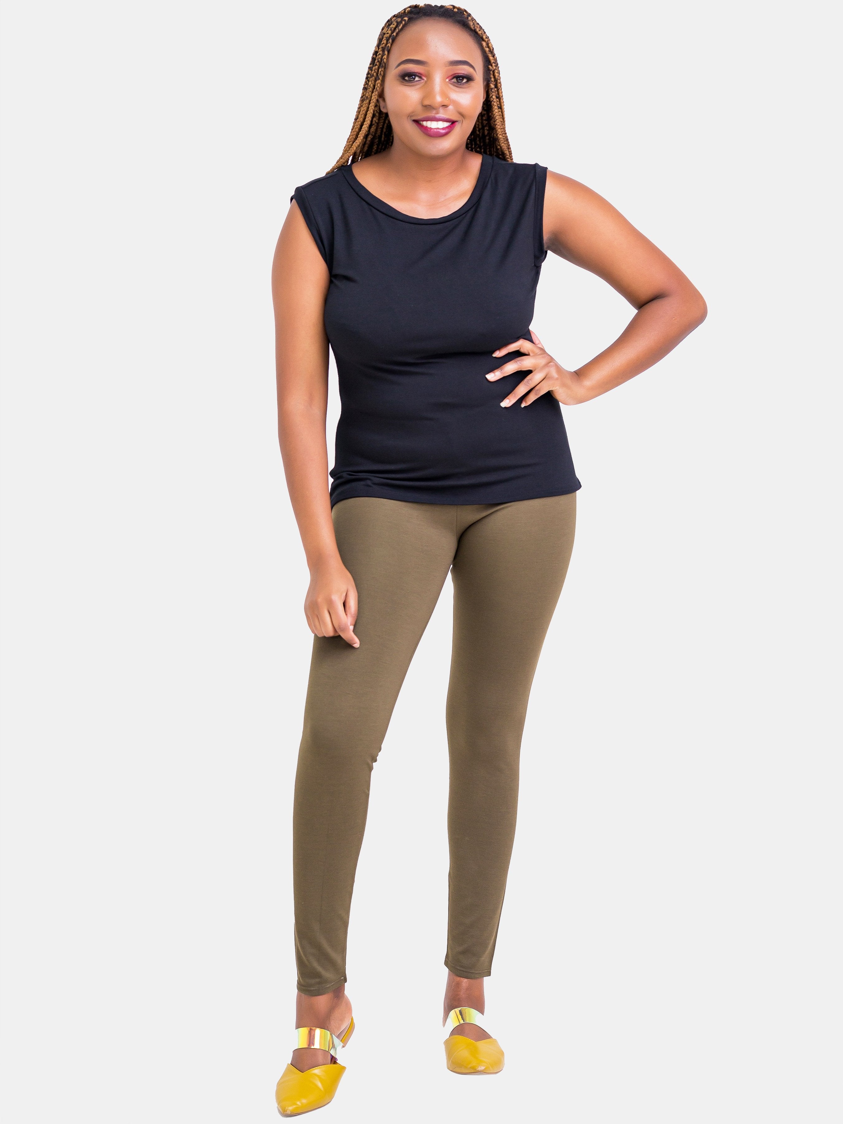 Vivo Full Length Leggings - Hunters Green - Shop Zetu