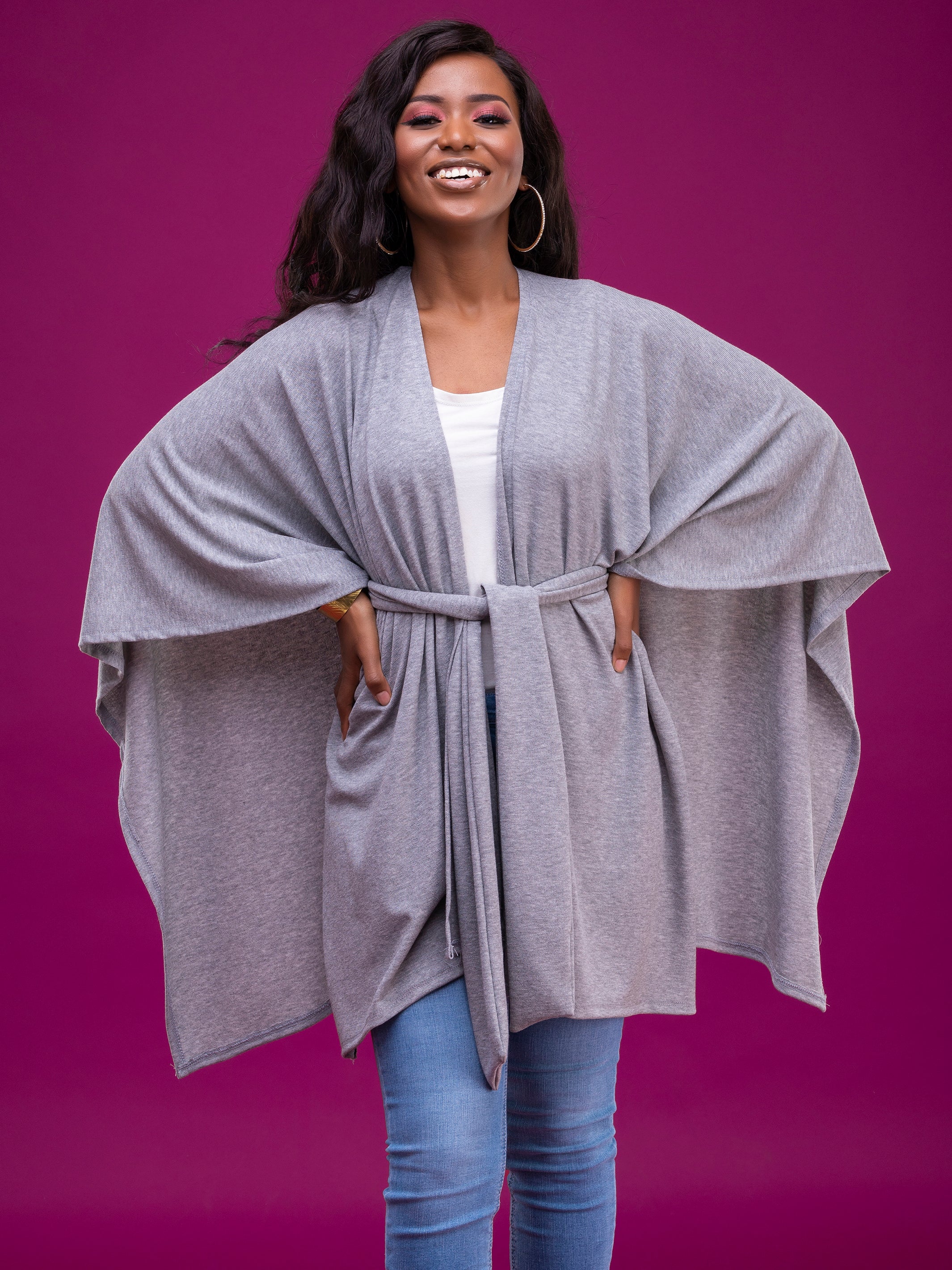 Vivo Rosie Shawl - Grey