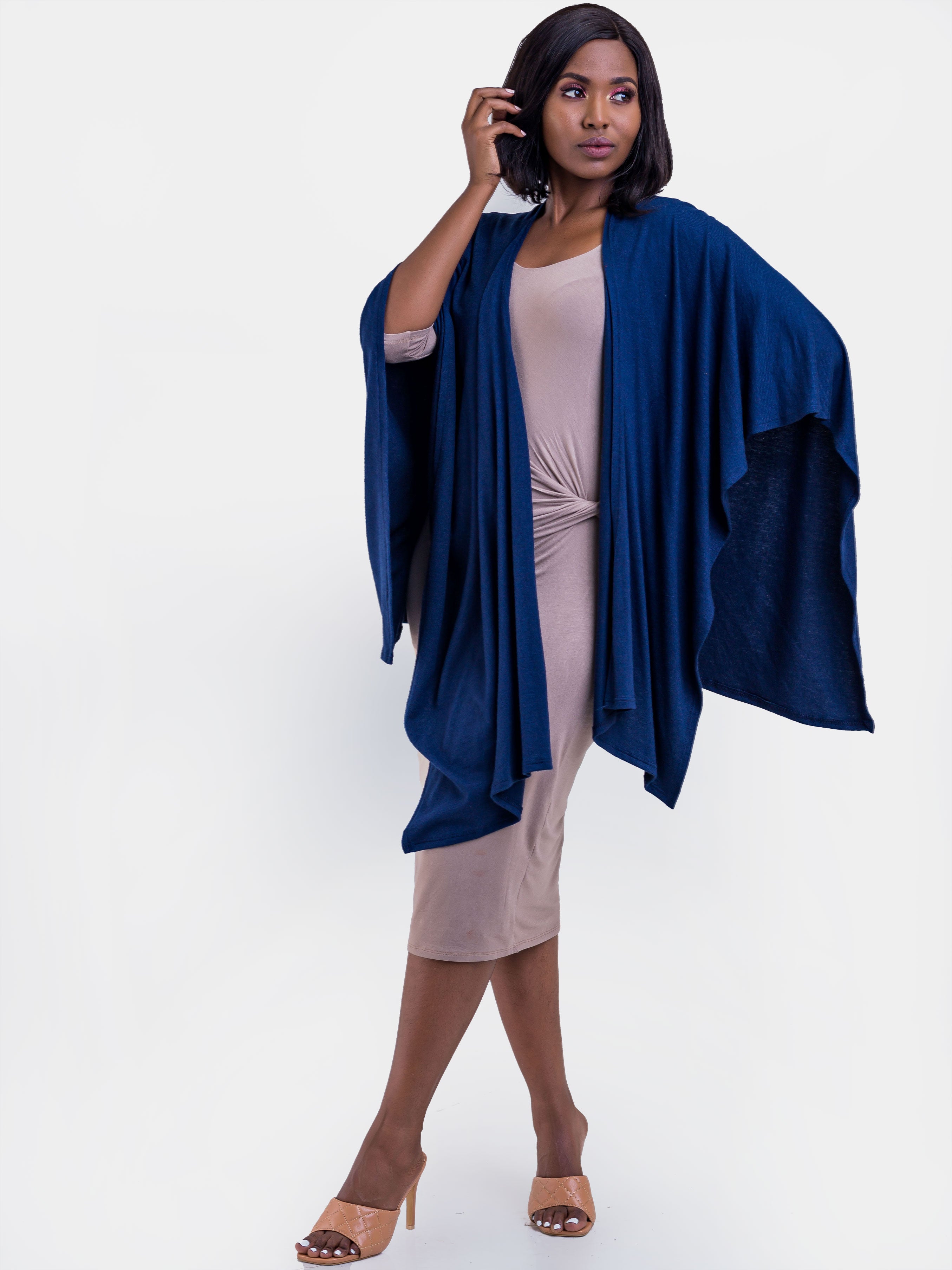 Vivo Rosie Shawl - Navy Blue