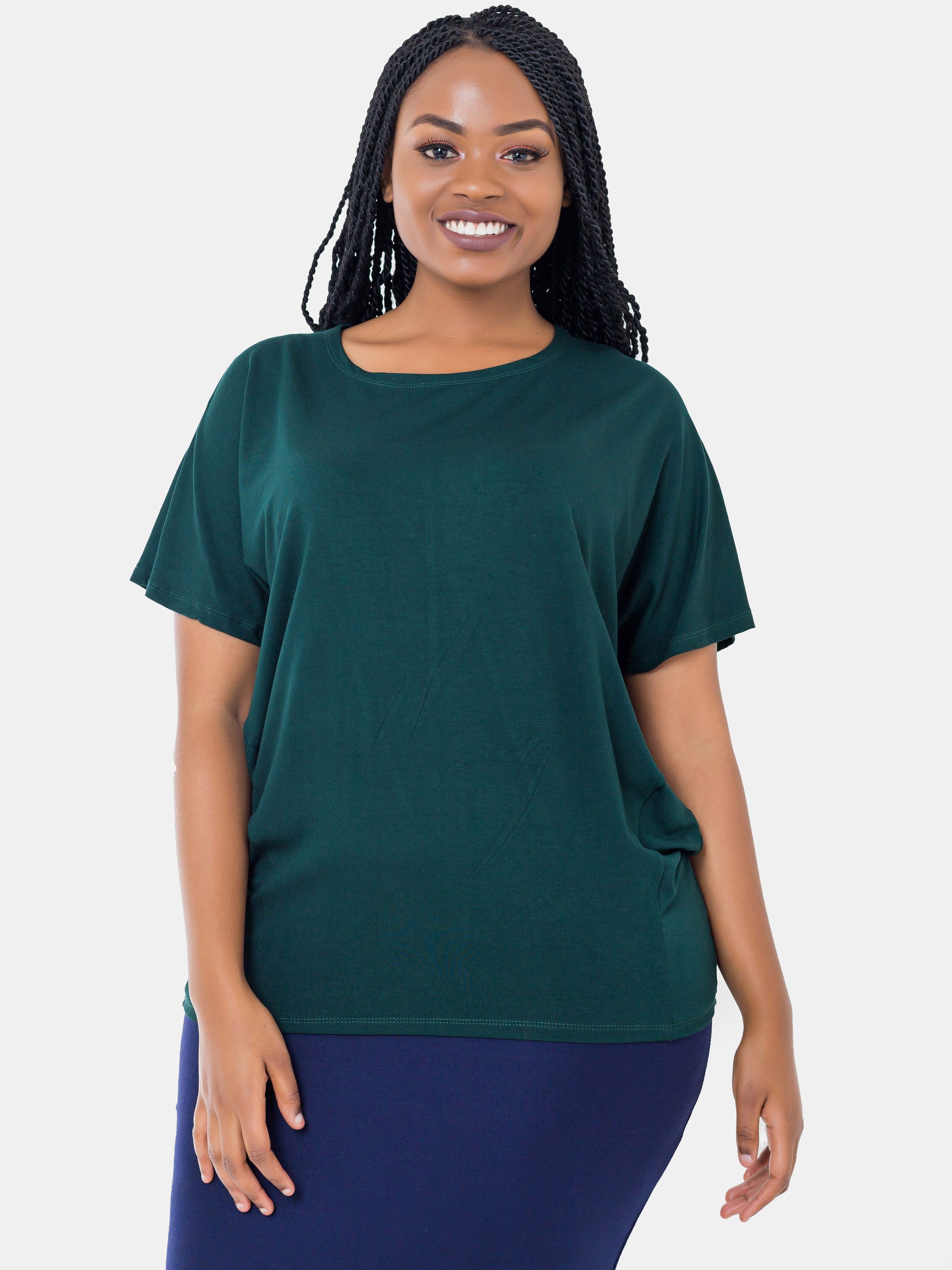 Vivo Moni Top - Dark Green - Shop Zetu