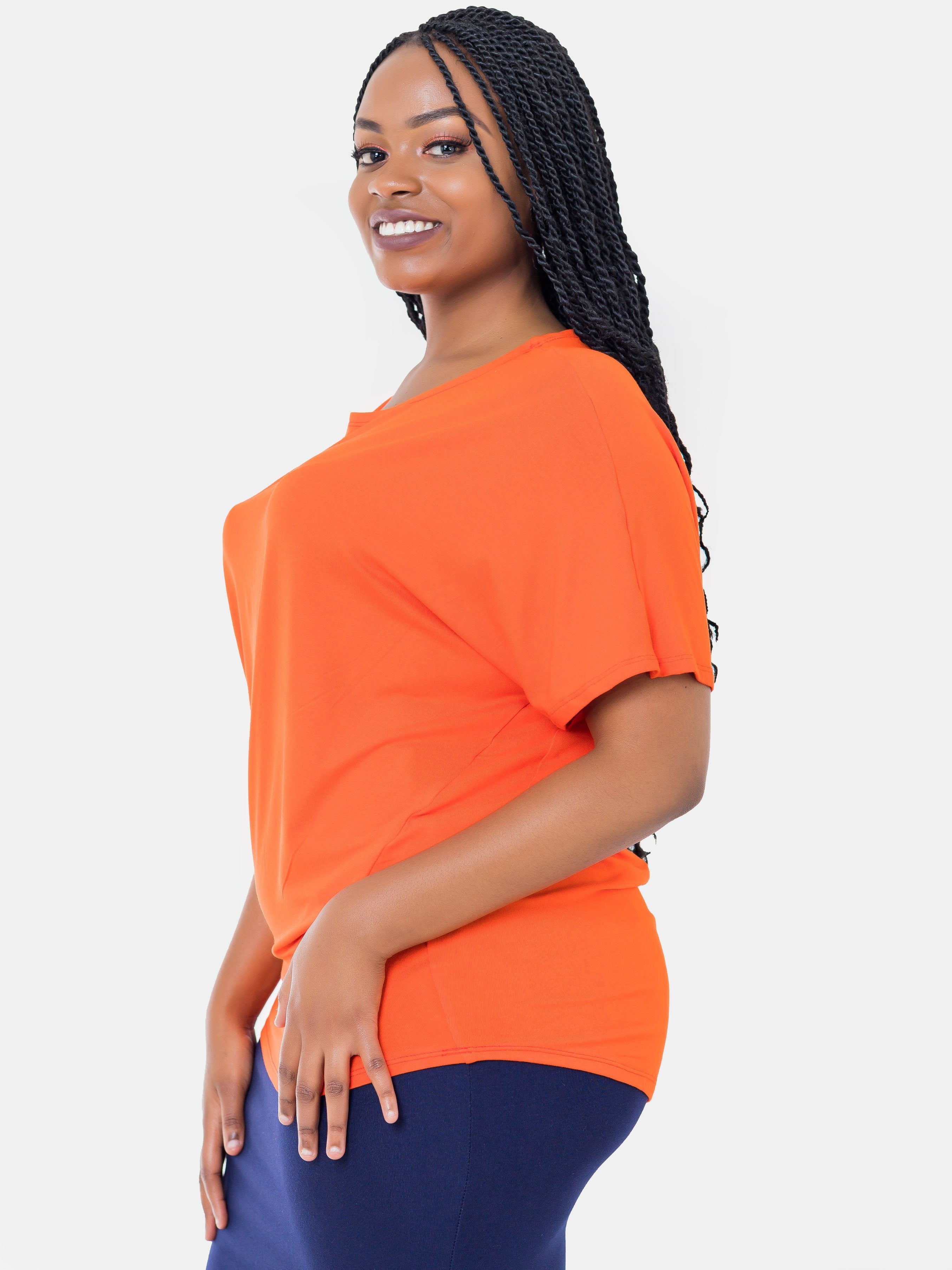 Vivo Moni Top - Orange - Shop Zetu