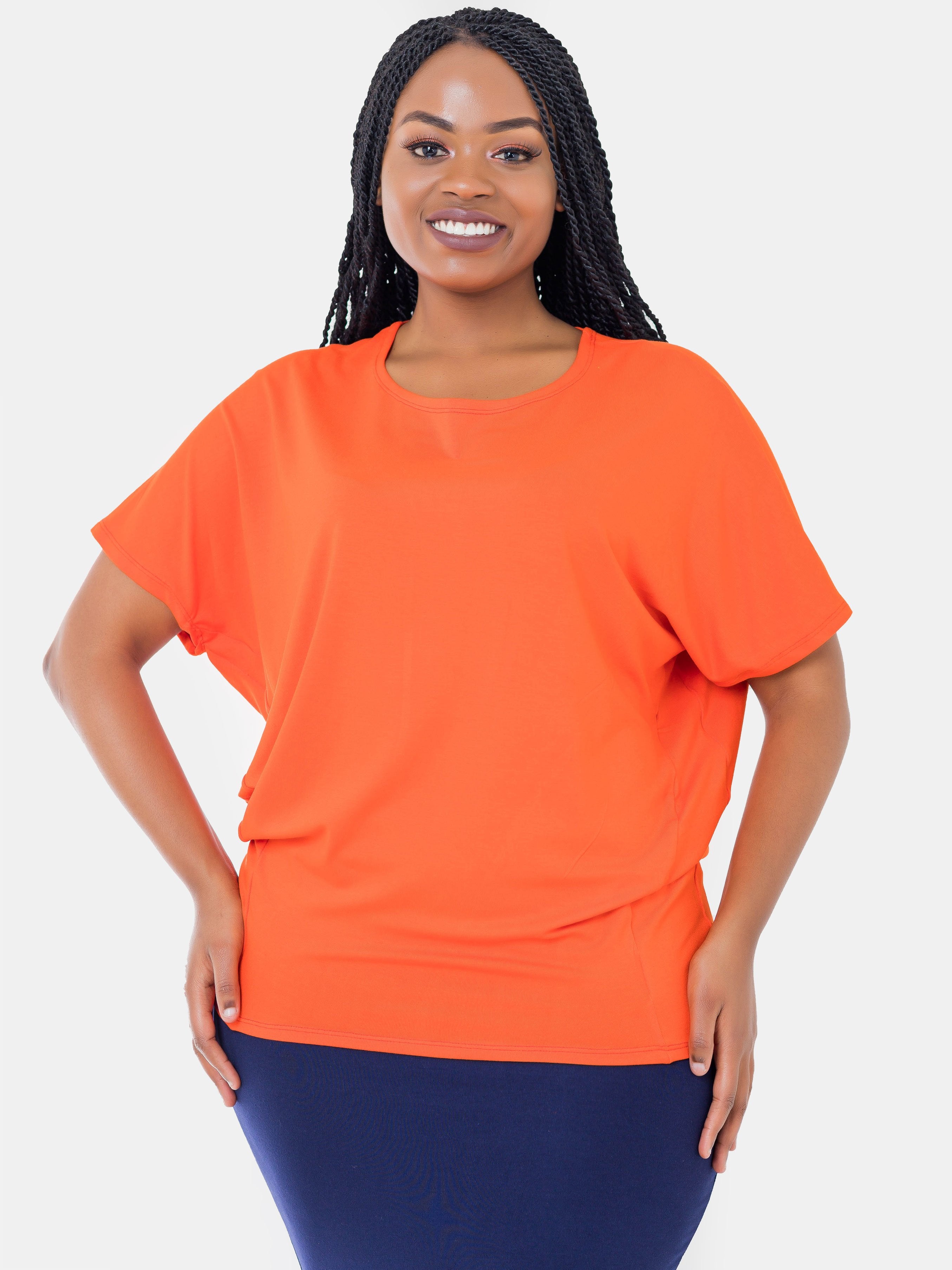 Vivo Moni Top - Orange - Shop Zetu