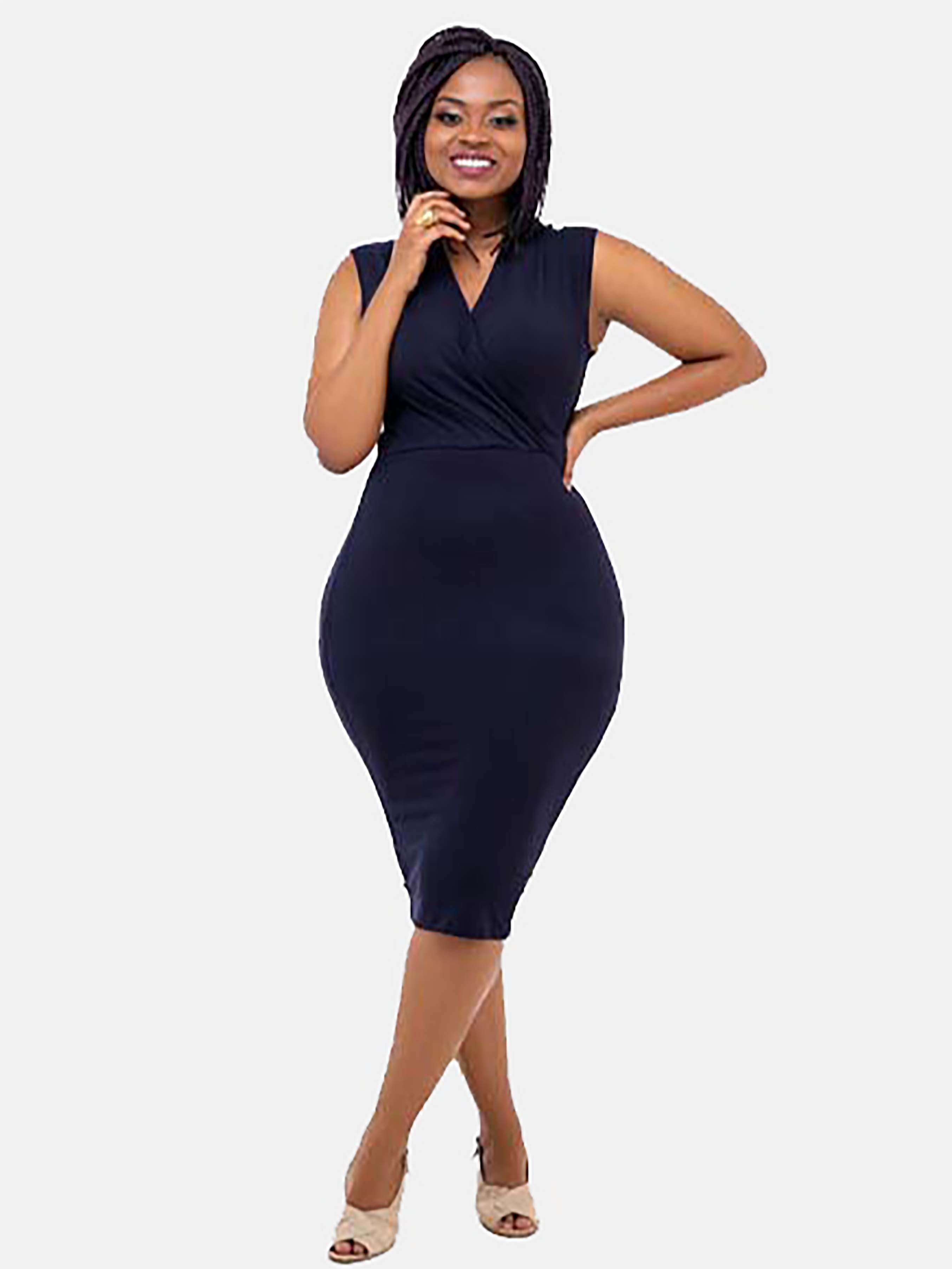 Vivo Sleeveless Abby Bodycon - Royal Blue