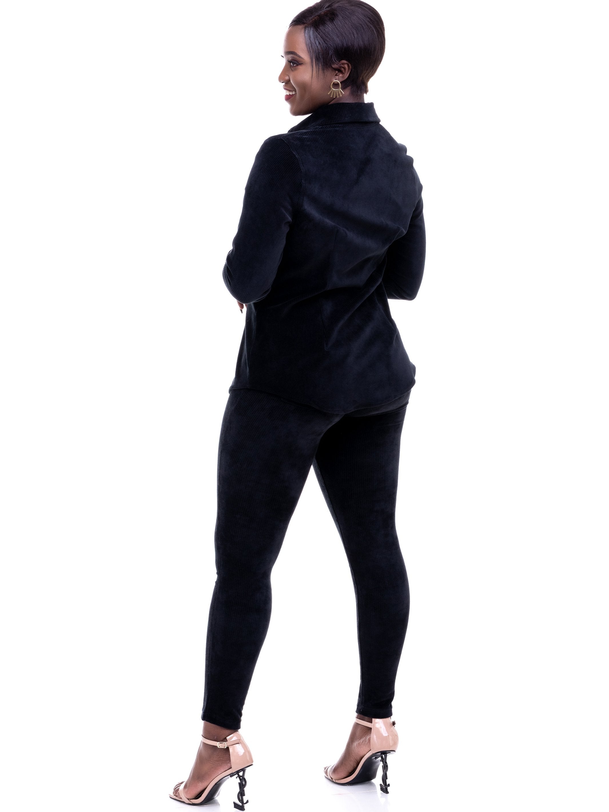 Safari Sahara Shirt Top - Black