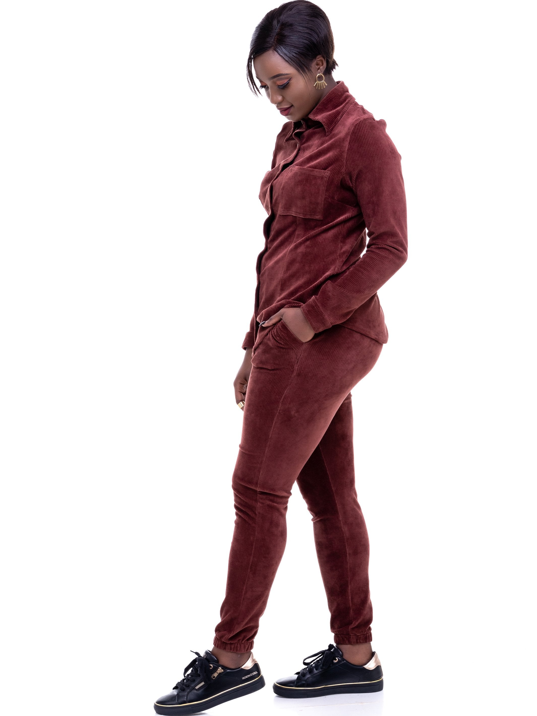 Safari Sahara Shirt Top - Rust - Shop Zetu