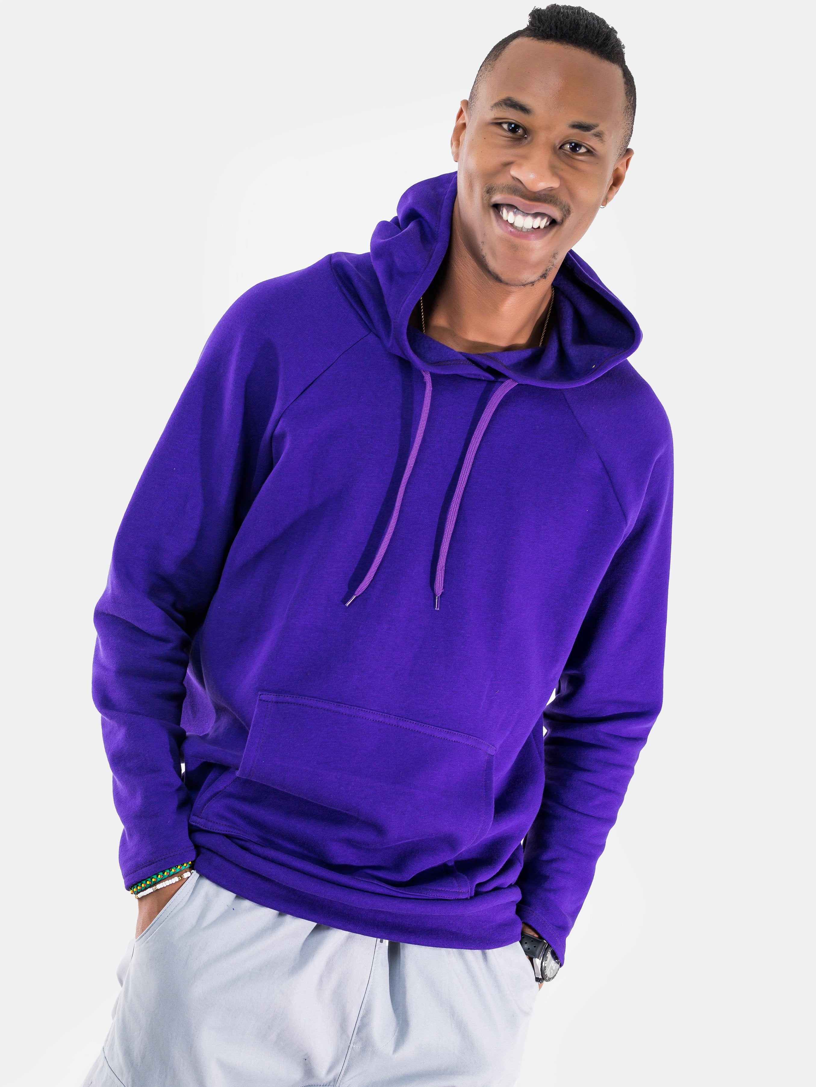 Zetu Oversized Unisex Hoodie - Purple - Shop Zetu