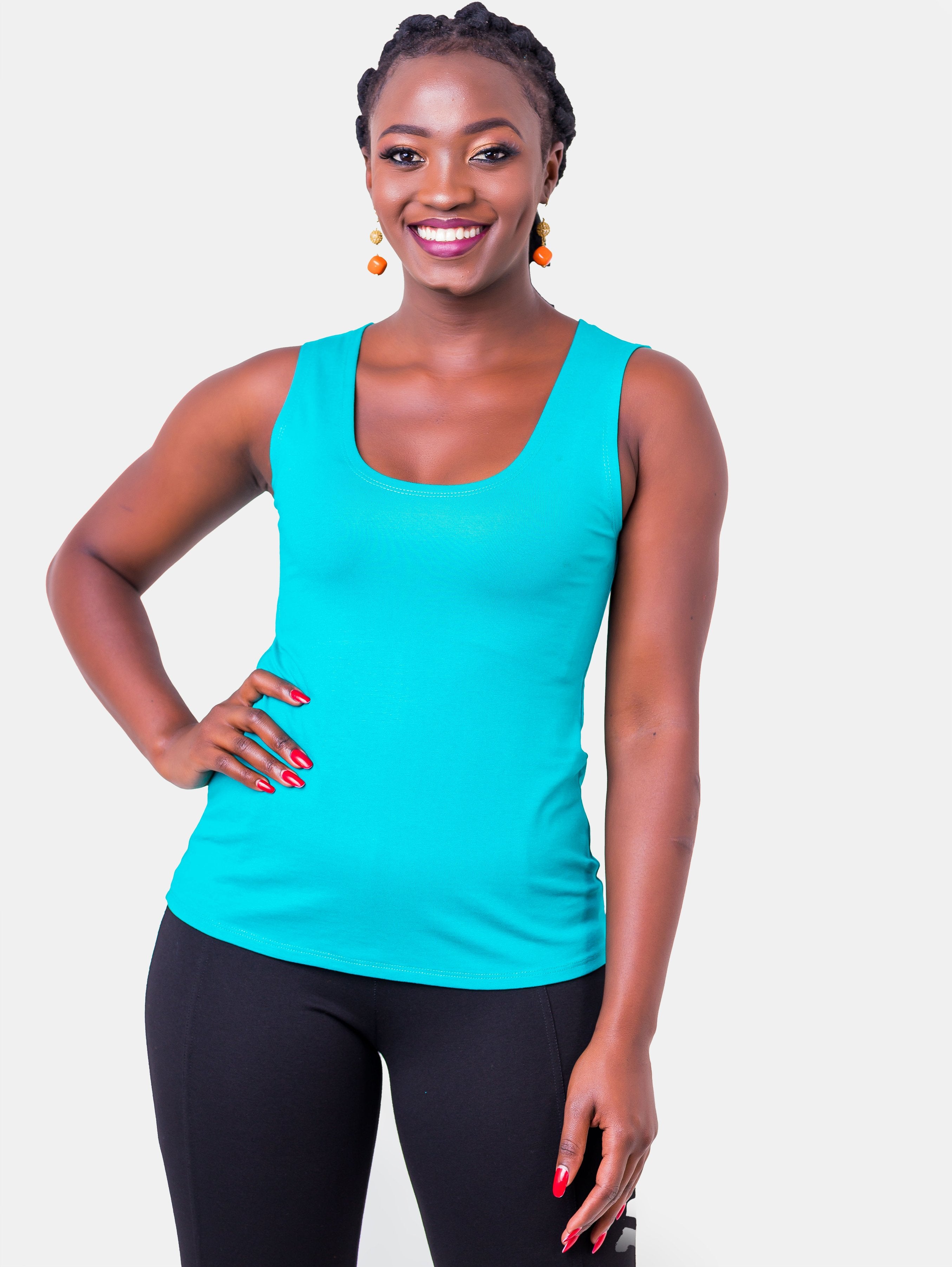 Vivo Val Tank Top - Sea Blue - Shop Zetu