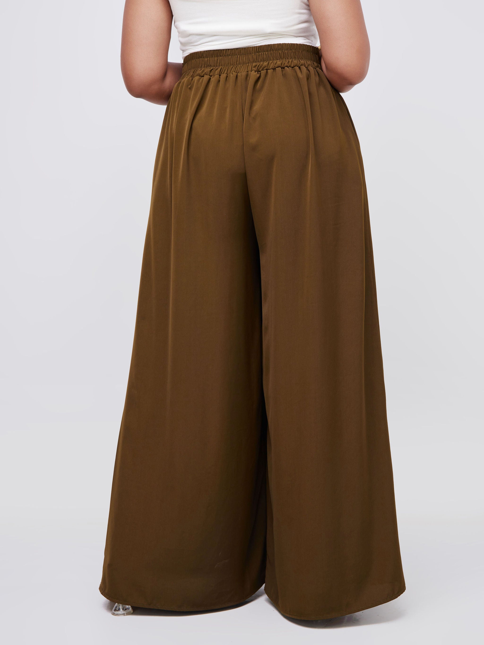 Vivo Dali Panel Wide Leg Pants - Hunters Green