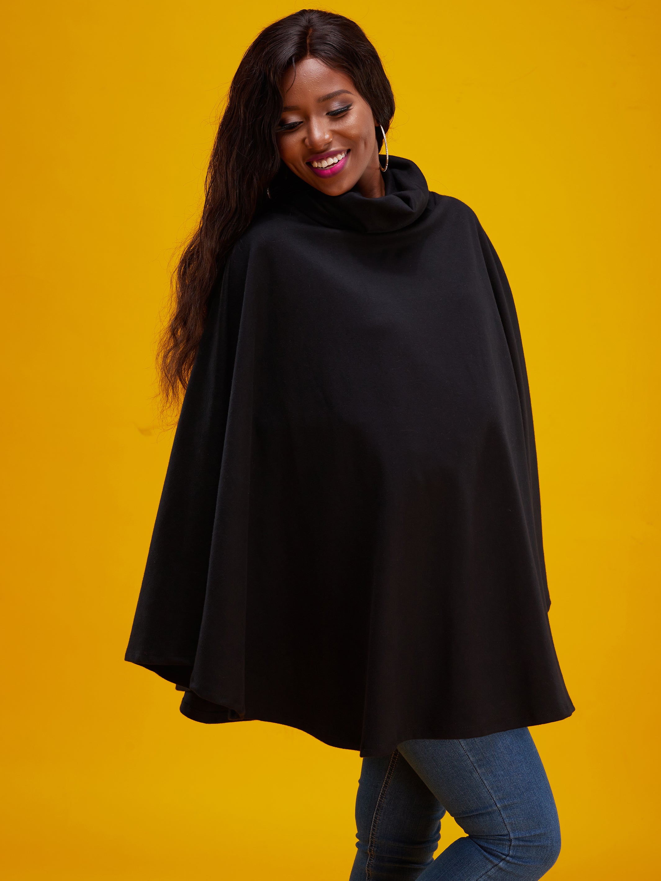 Vivo Mimmo Poncho - Black
