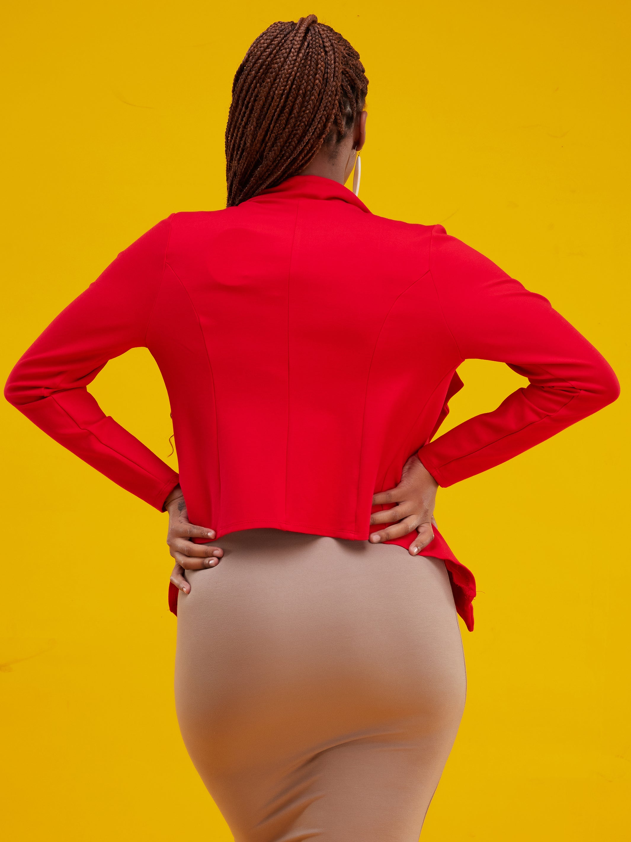 Vivo Savannah Shawl Jacket -  Red