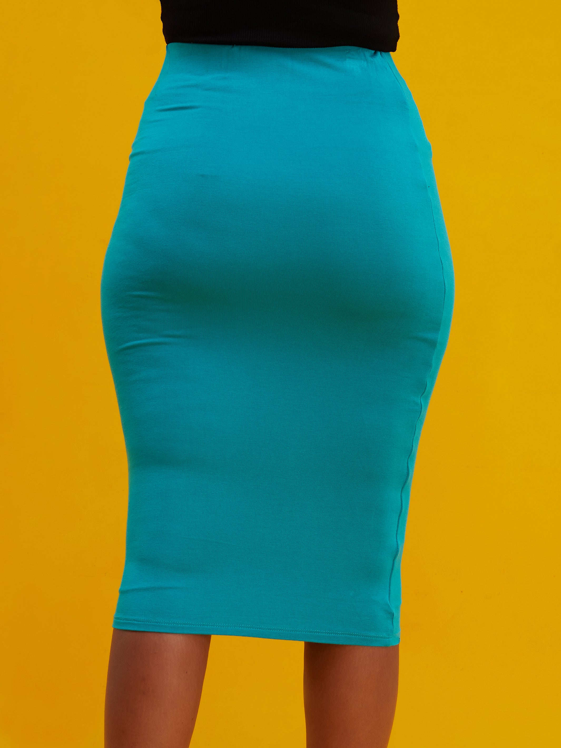 Vivo Basic Lined Capri Skirt - Sea Green