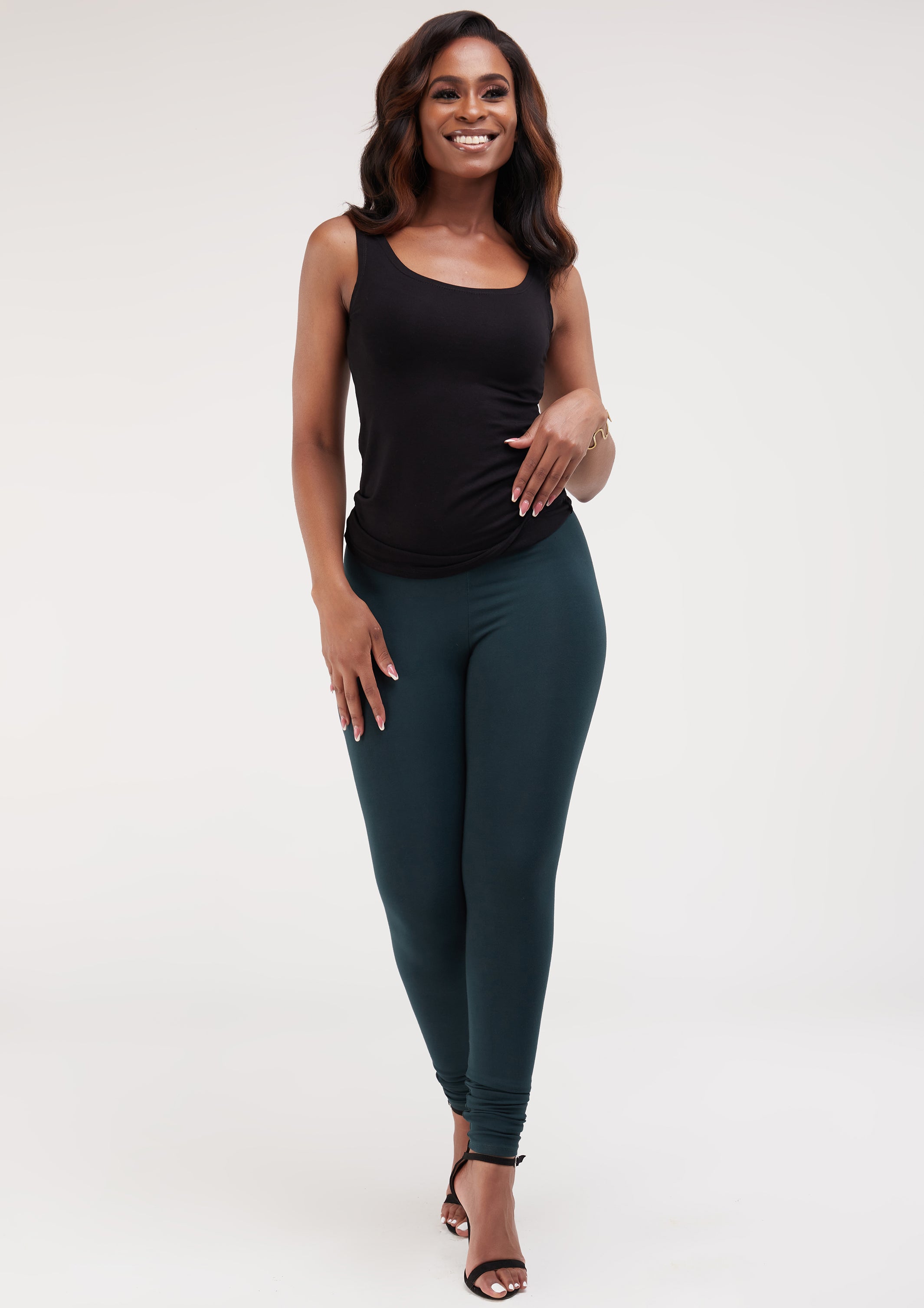 Vivo Basic Leggings - Dark Green