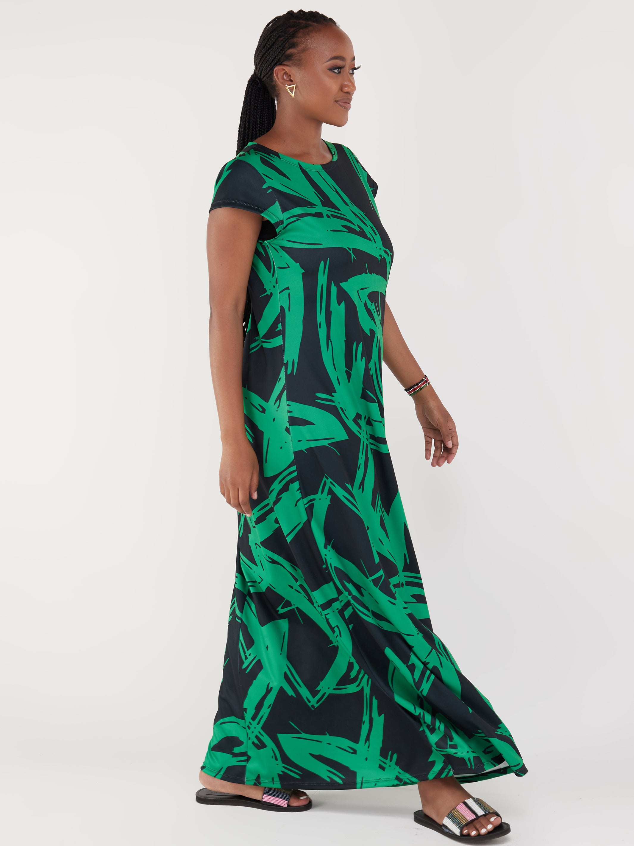 Vivo Tuni Tent Maxi - Black / Green Print