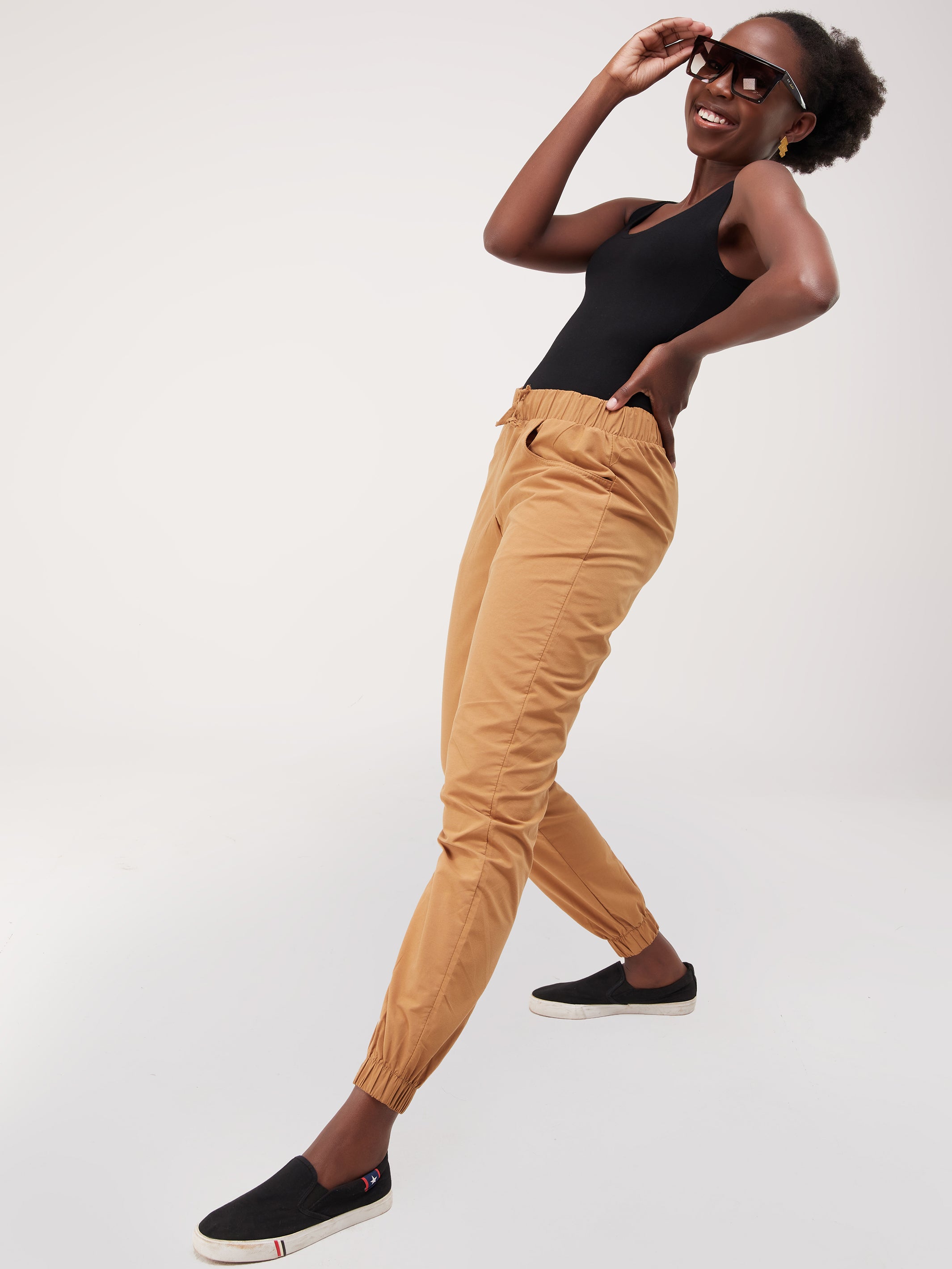 Safari Huru Joggers - Capuccino