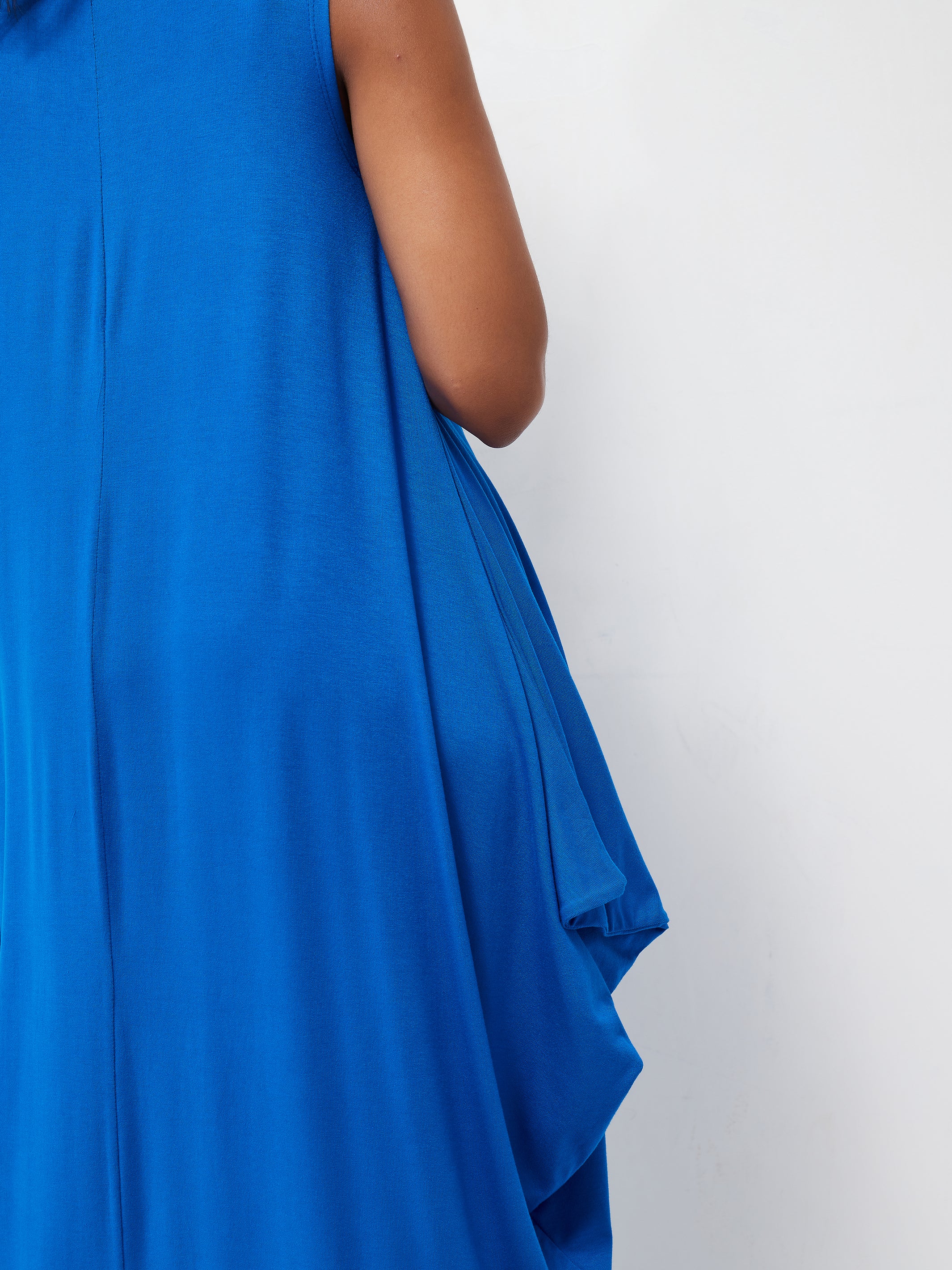 Vivo Basic Salma Maxi Boat Neck Dress - Blue